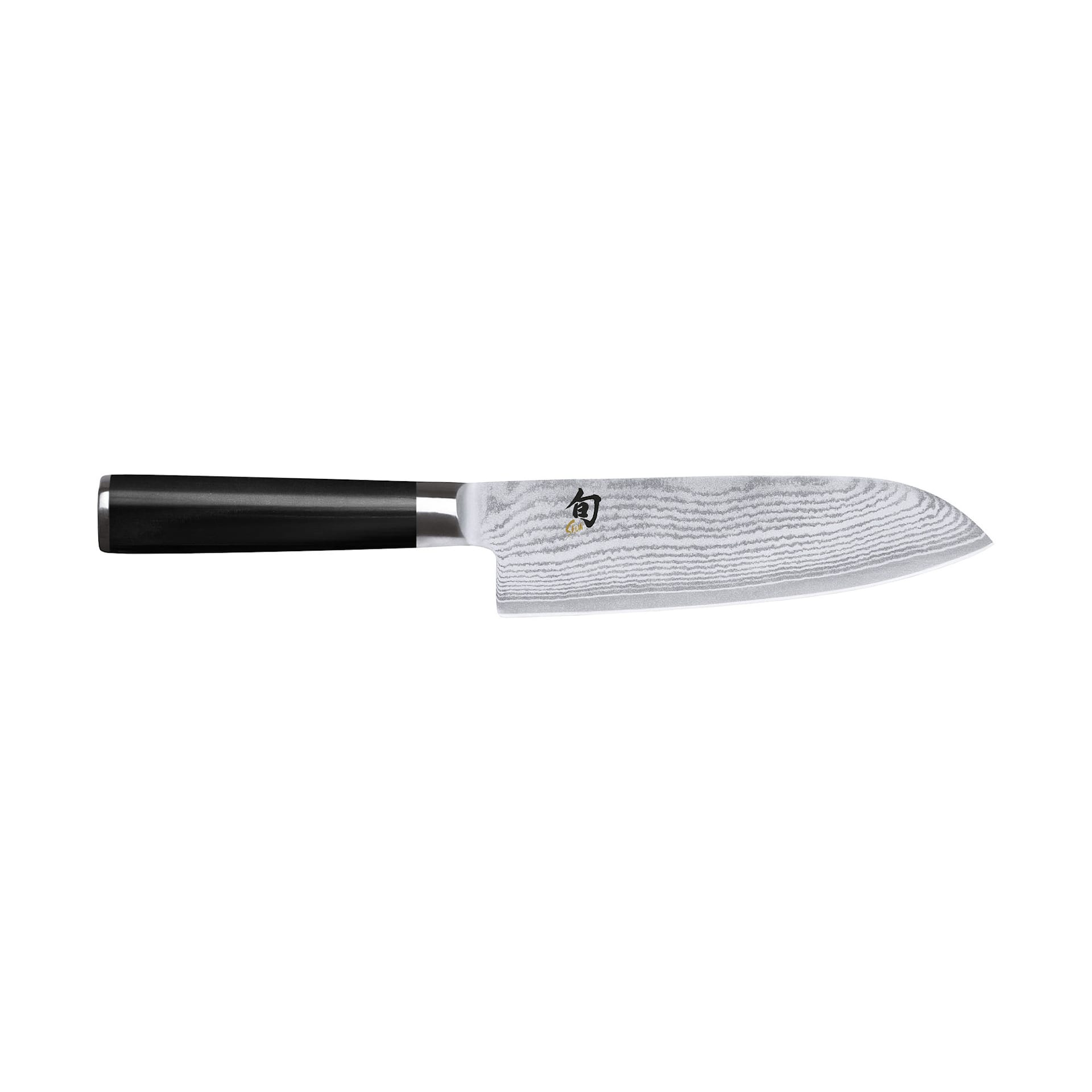 SHUN CLASSIC Santoku knife 18 cm Black handle - KAI - NO GA
