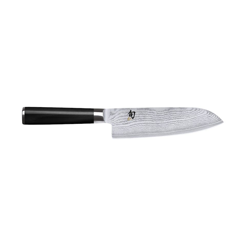 SHUN CLASSIC Santoku-kniv 18 cm Svart skaft