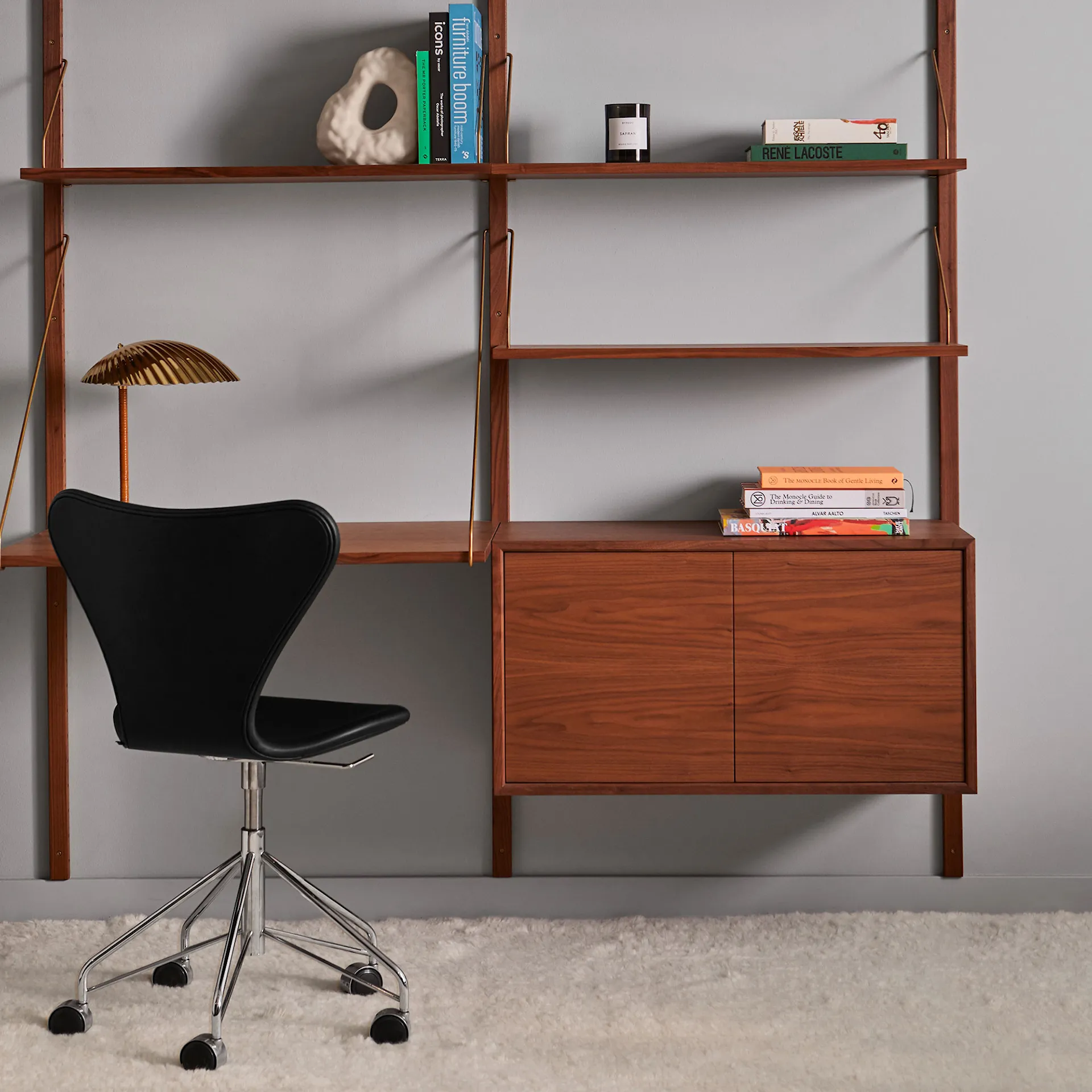 3117 Series 7 - Full Leather / Soft Black - Fritz Hansen - Arne Jacobsen - NO GA