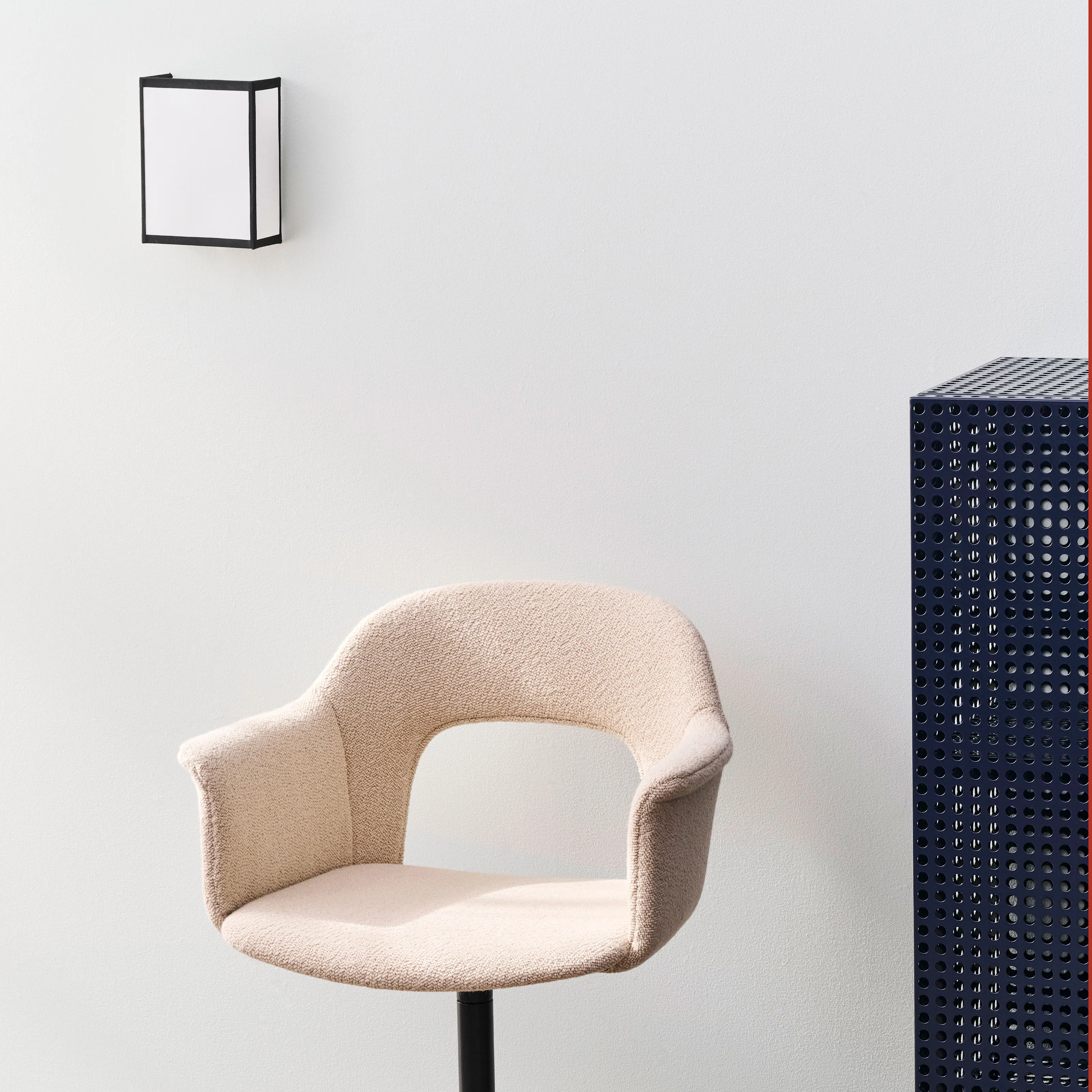 Ava Square Wall Lamp White - 3