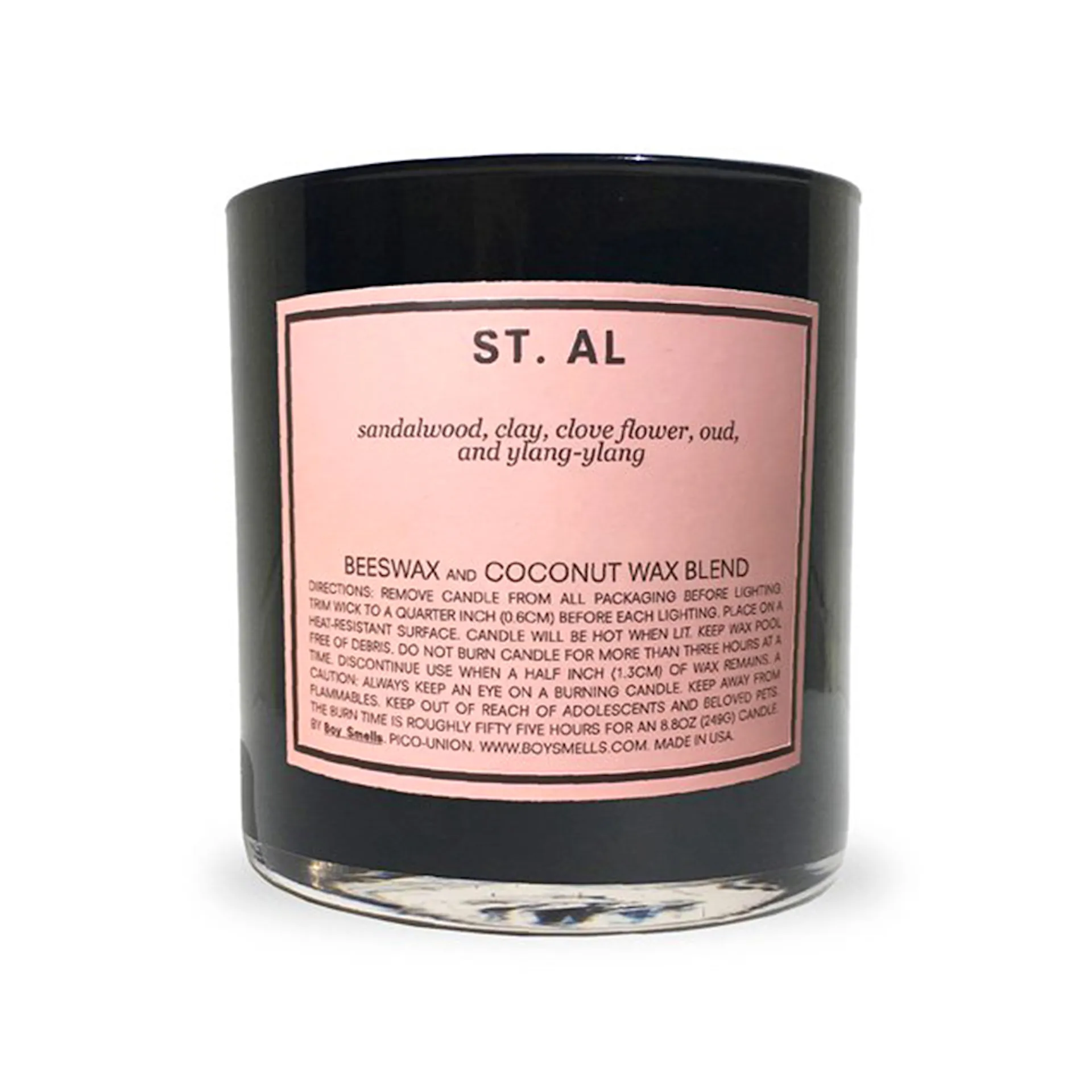 St. AL Scented Candle - Boy Smells - NO GA