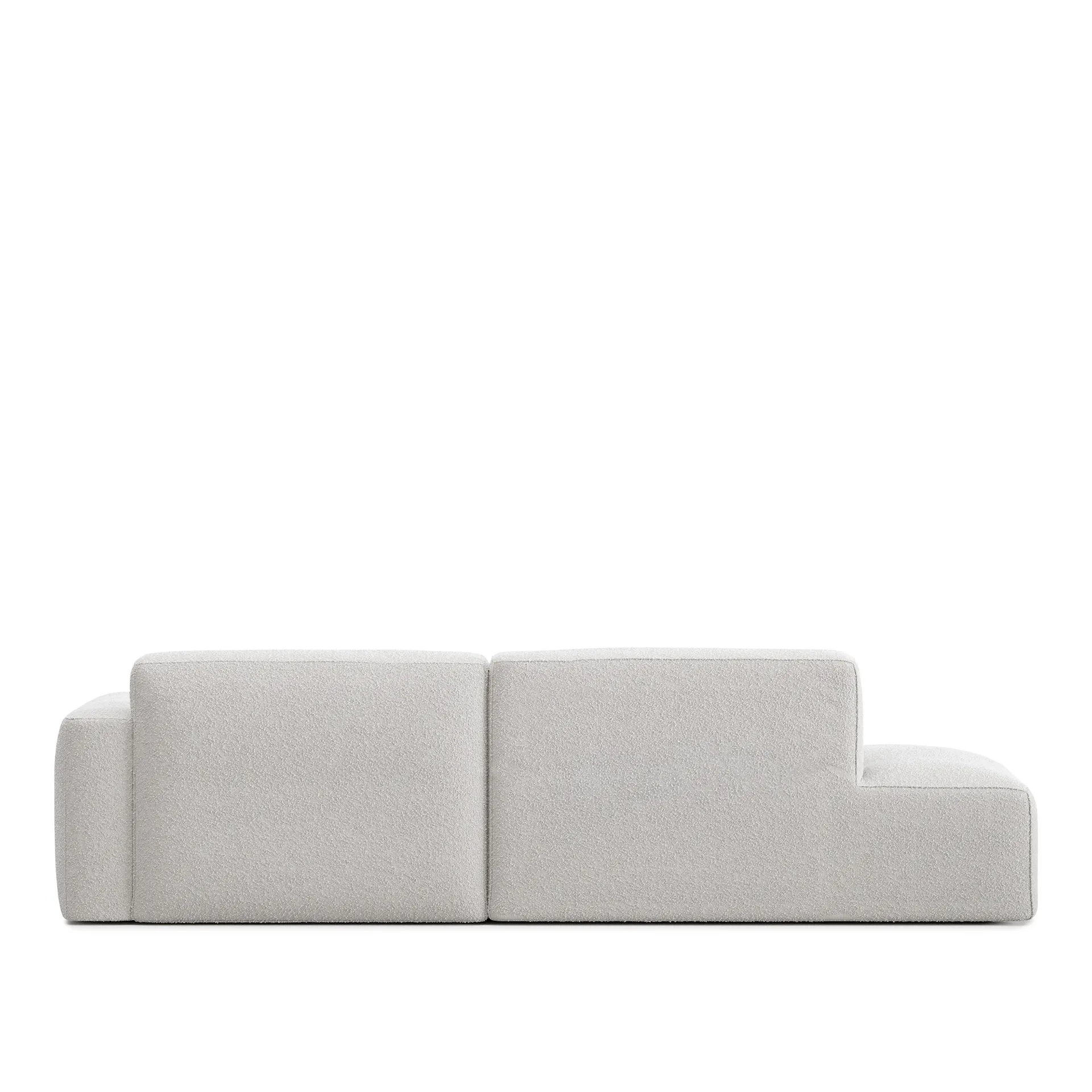 Brick 2-Seater Chaise Lounge Open End Right - NO GA - NO GA