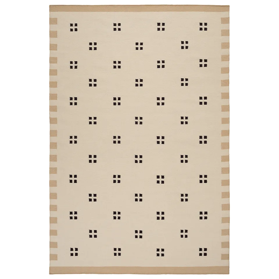 Pierce Beige/Orange Wool Rug