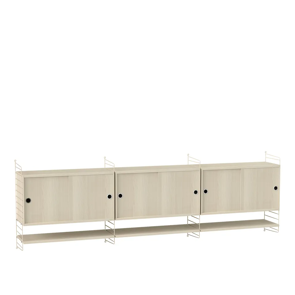Stue reolsystem E ask/beige