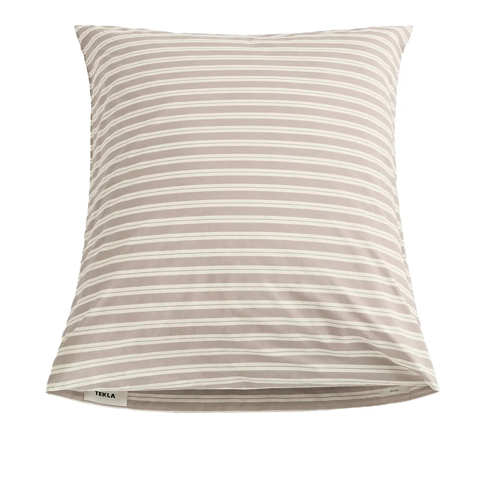 Percale Pillow Sham Clay Stripes