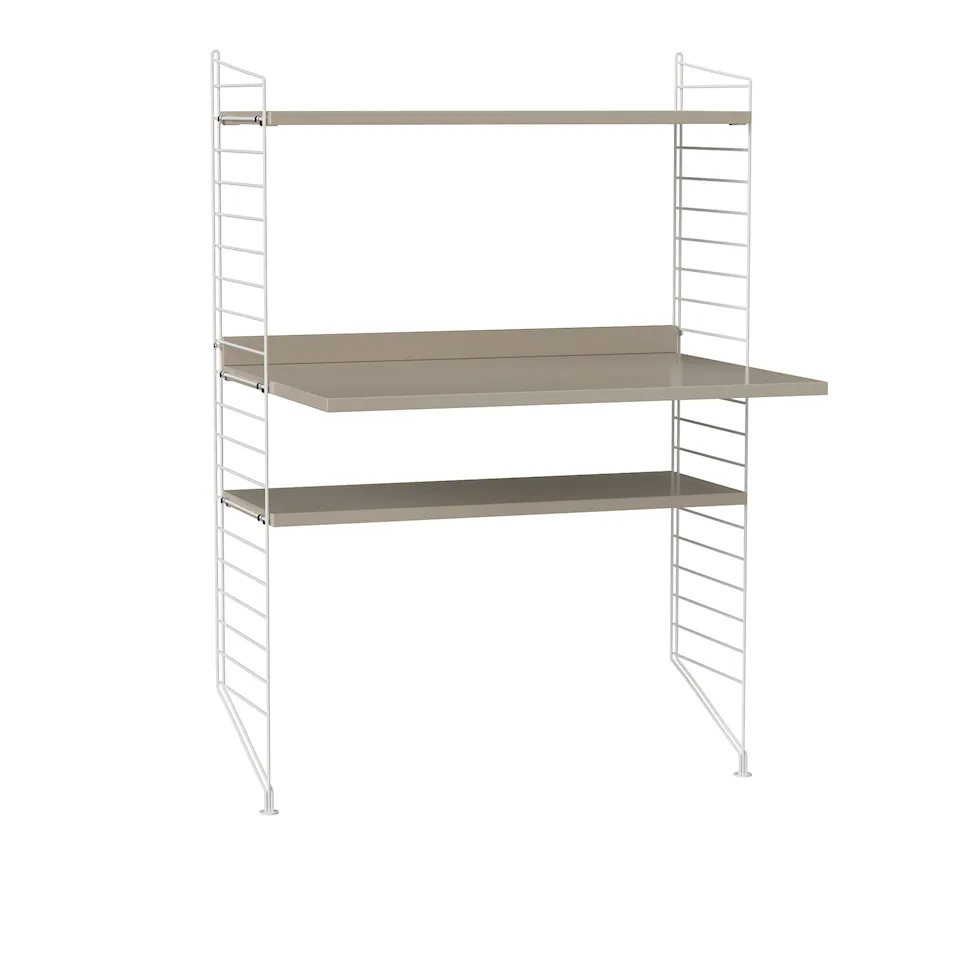 Office shelving system H beige/white