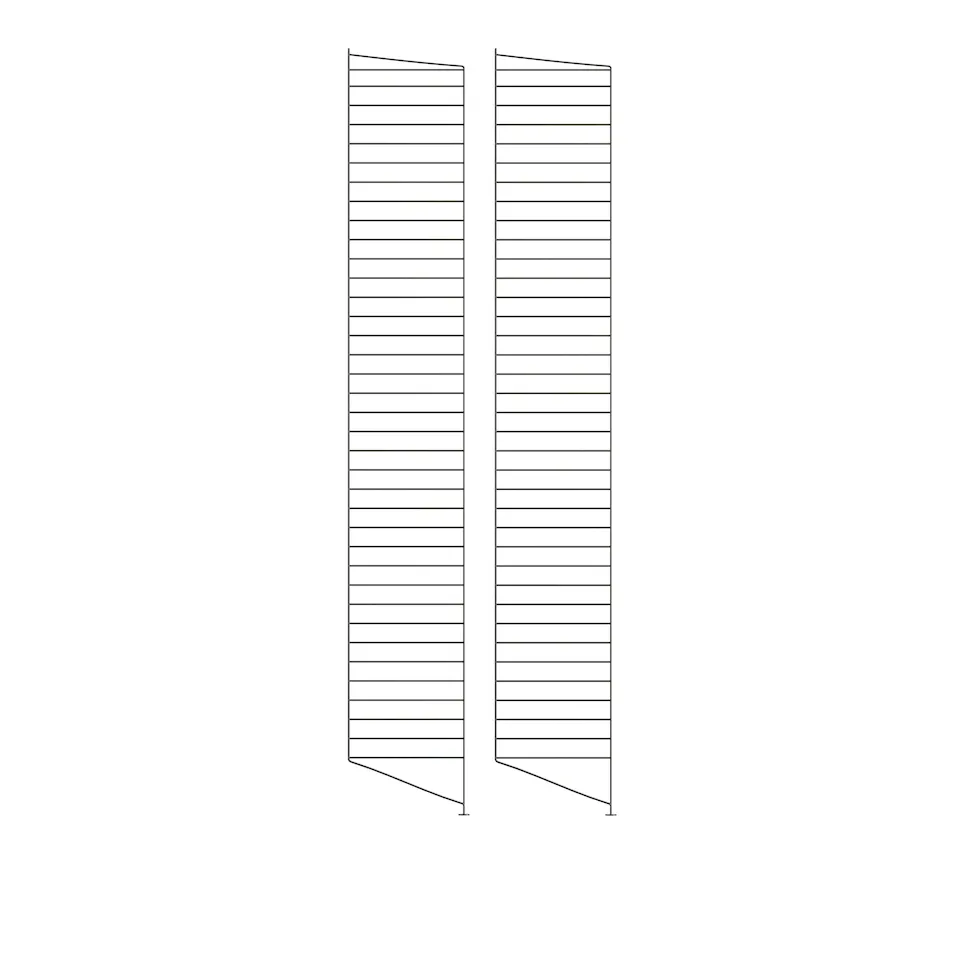 Floor panel 200x30cm 2-pack mörkgrey