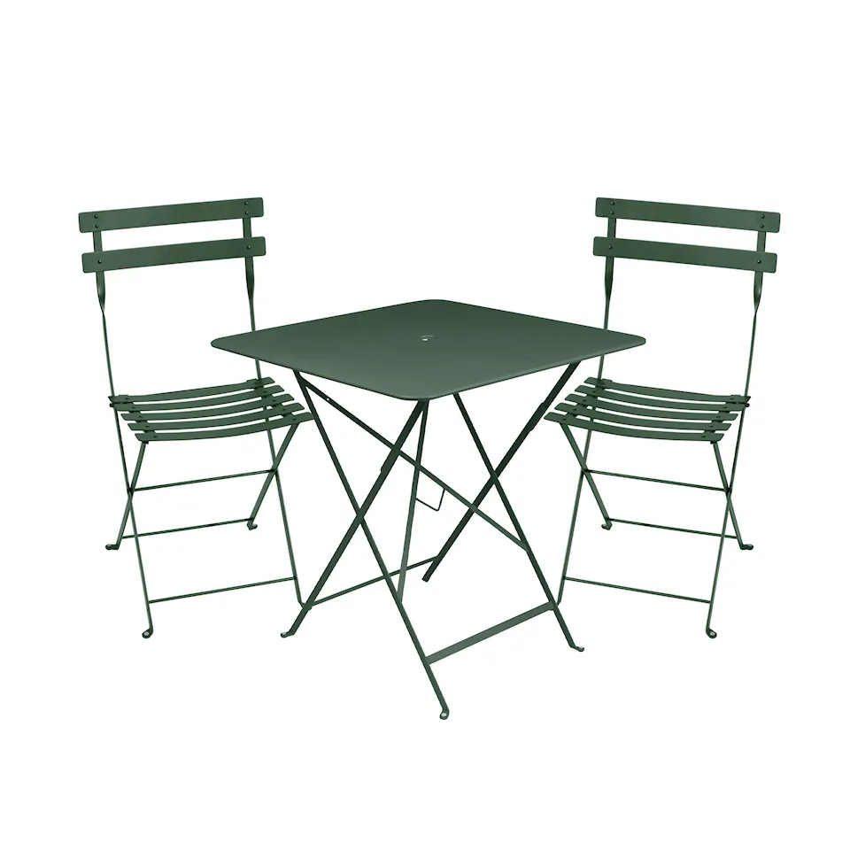 Bistro Dining Set Table 71 cm & 2 Chairs