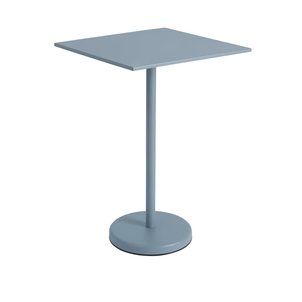 Linear Steel Café Table 70 x 70 cm - 1