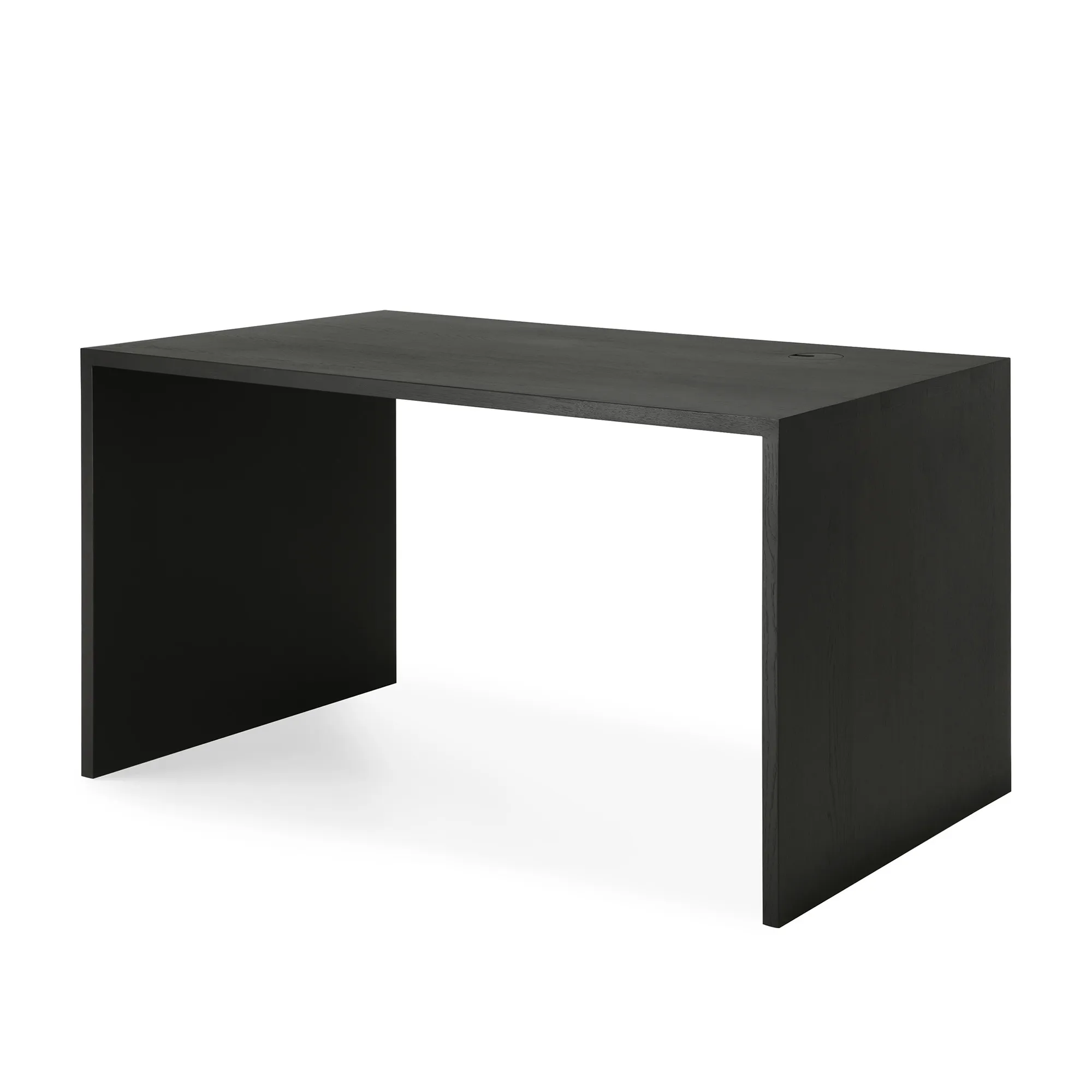 U Desk Black Oak - 4