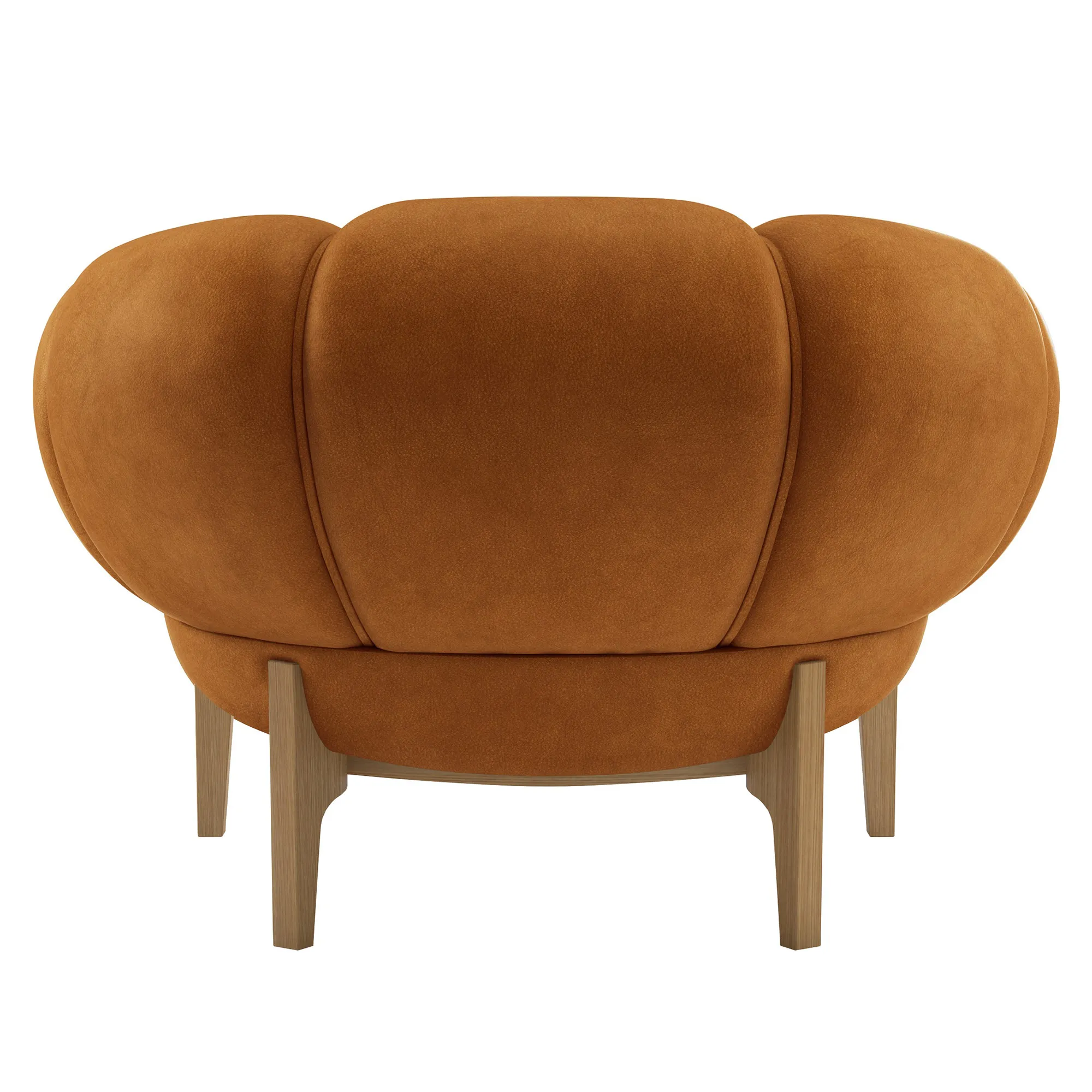 Croissant Lounge Chair Oak - 4