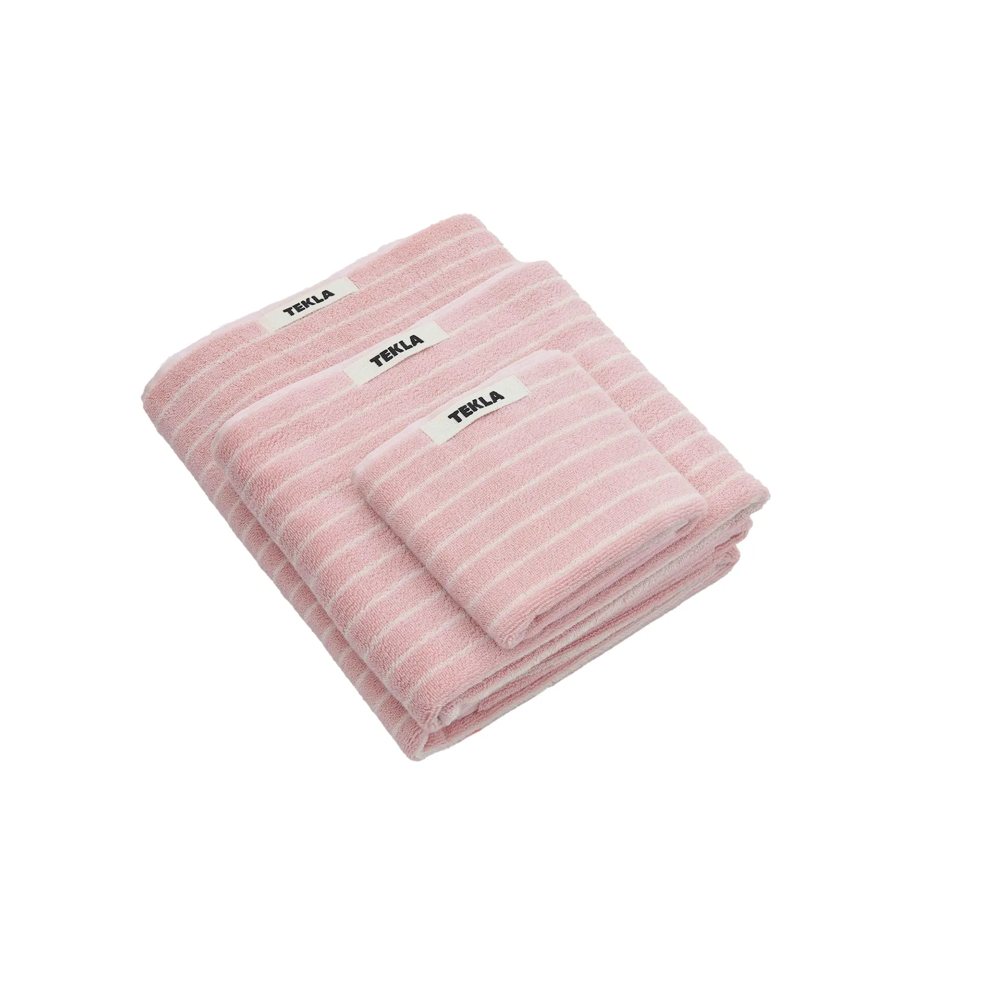 Terry Towel Shaded Pink Stripes - TEKLA - NO GA