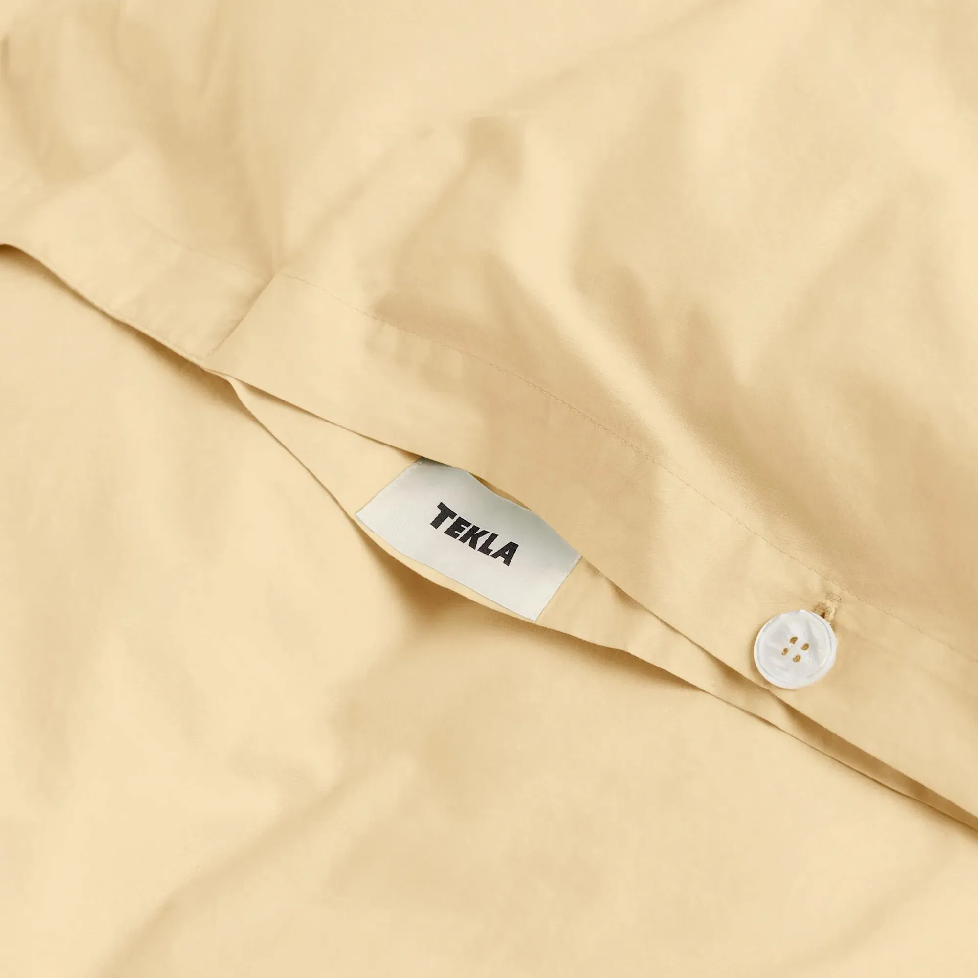 Percale Solid Shaded Yellow Duvet Cover - 2