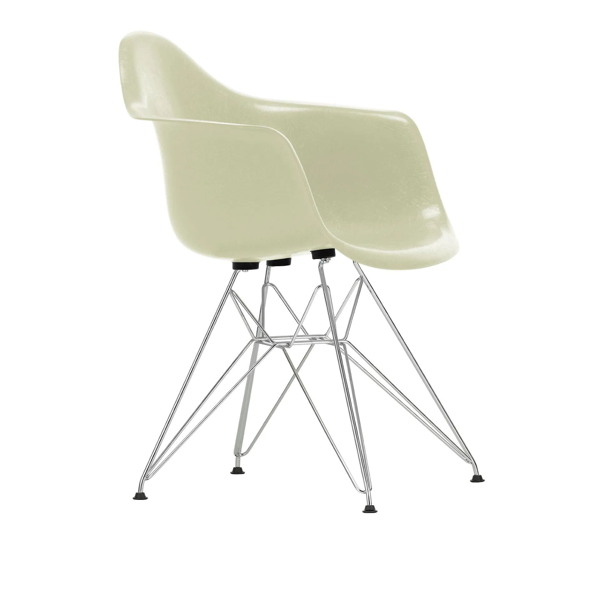 Eames Fiberglass Armchair DAR runkotuoli Chrome - Vitra - Charles & Ray Eames - NO GA