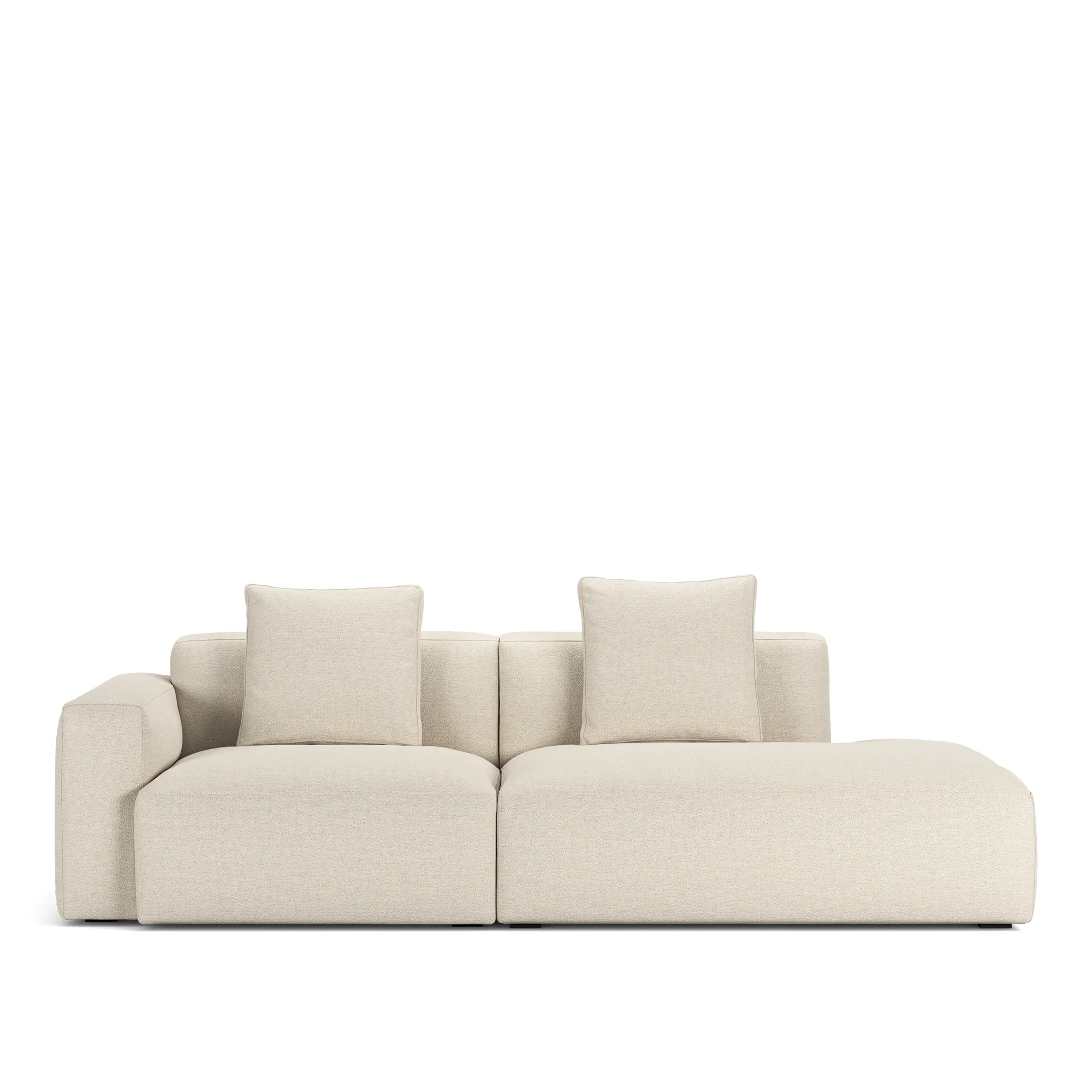 Brick 2-Seater Open End Right - 10