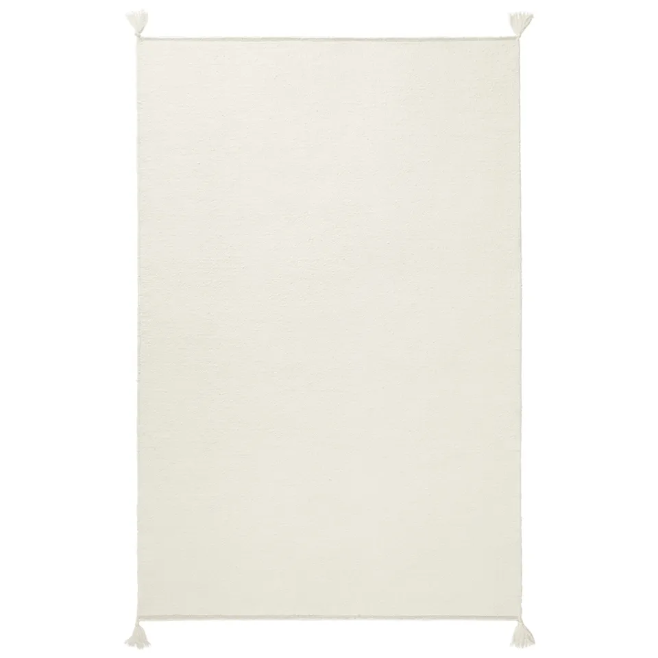 Merino Natural White Wool Rug