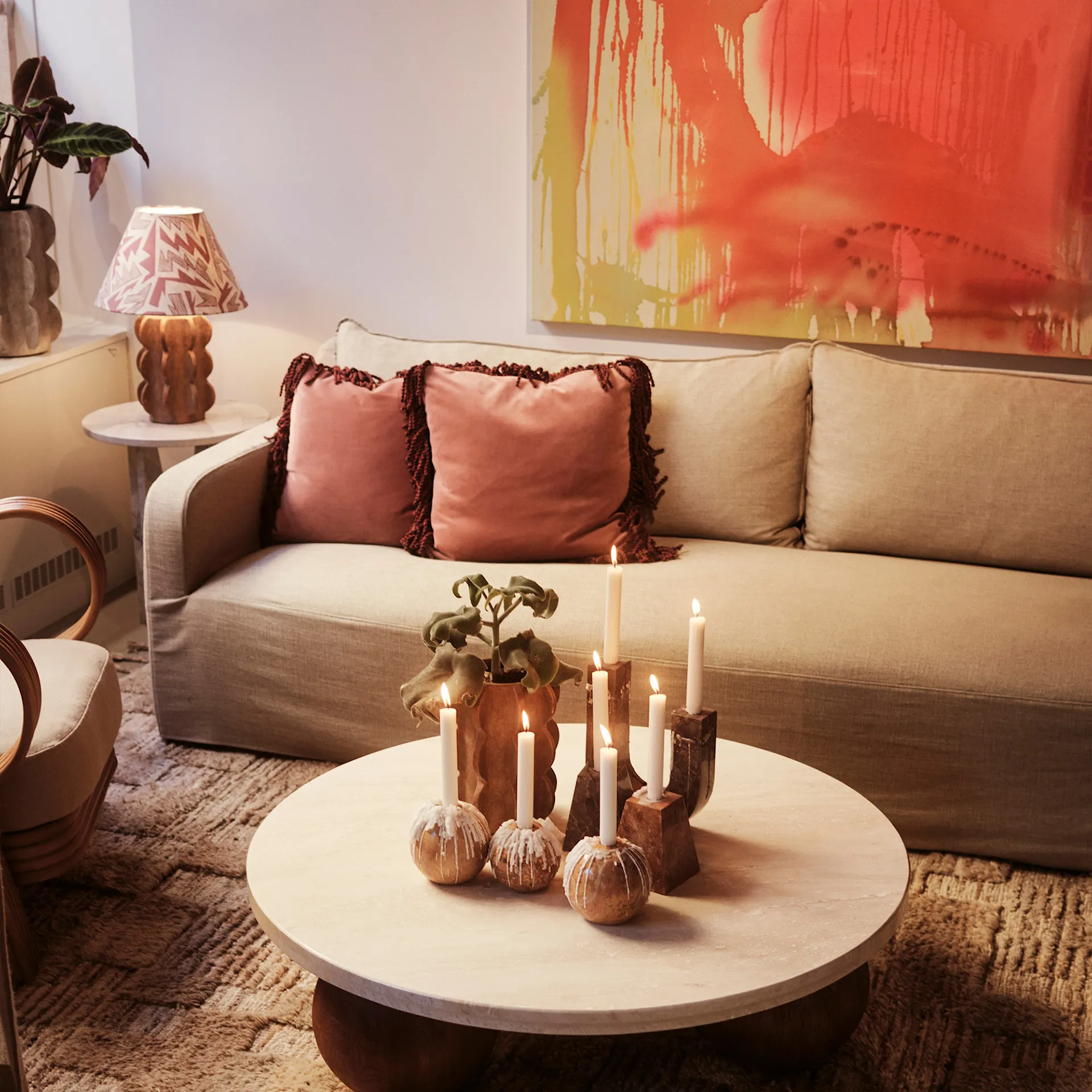 Dolores Sand Sofa - Dusty Deco - NO GA