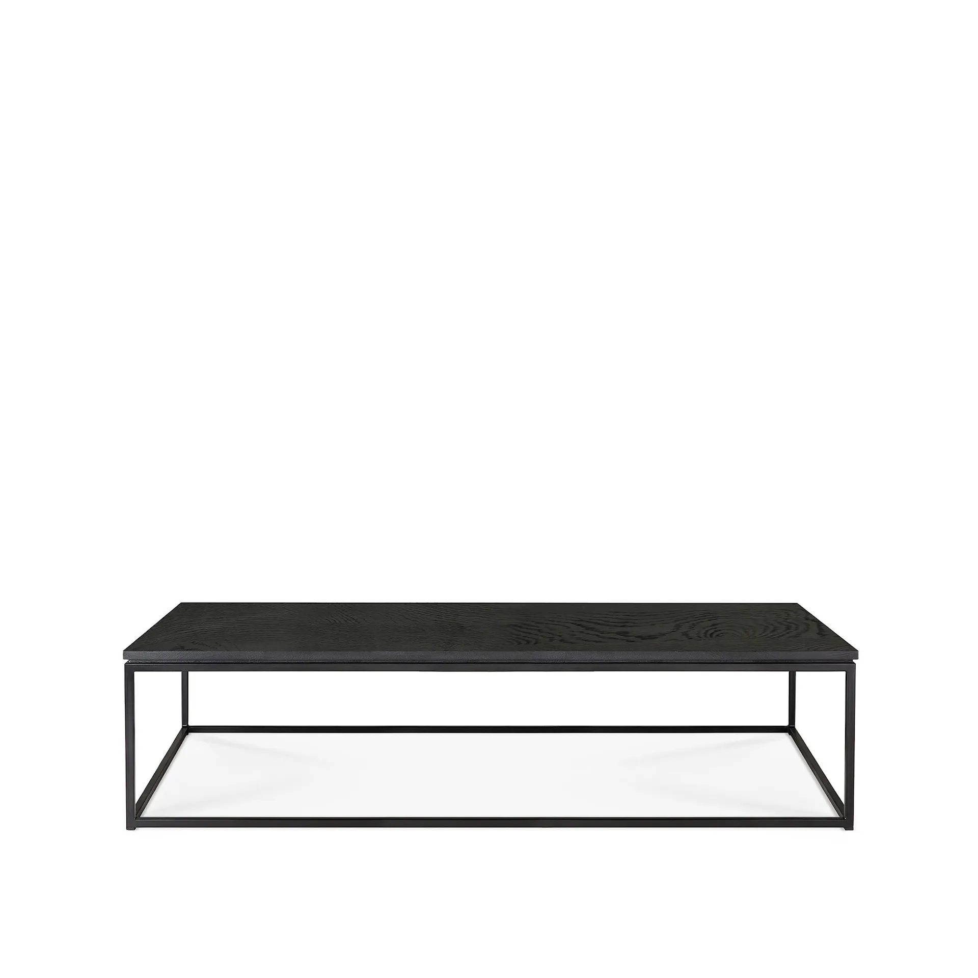 Oak Thin Coffee Table - Black - Ethnicraft - NO GA