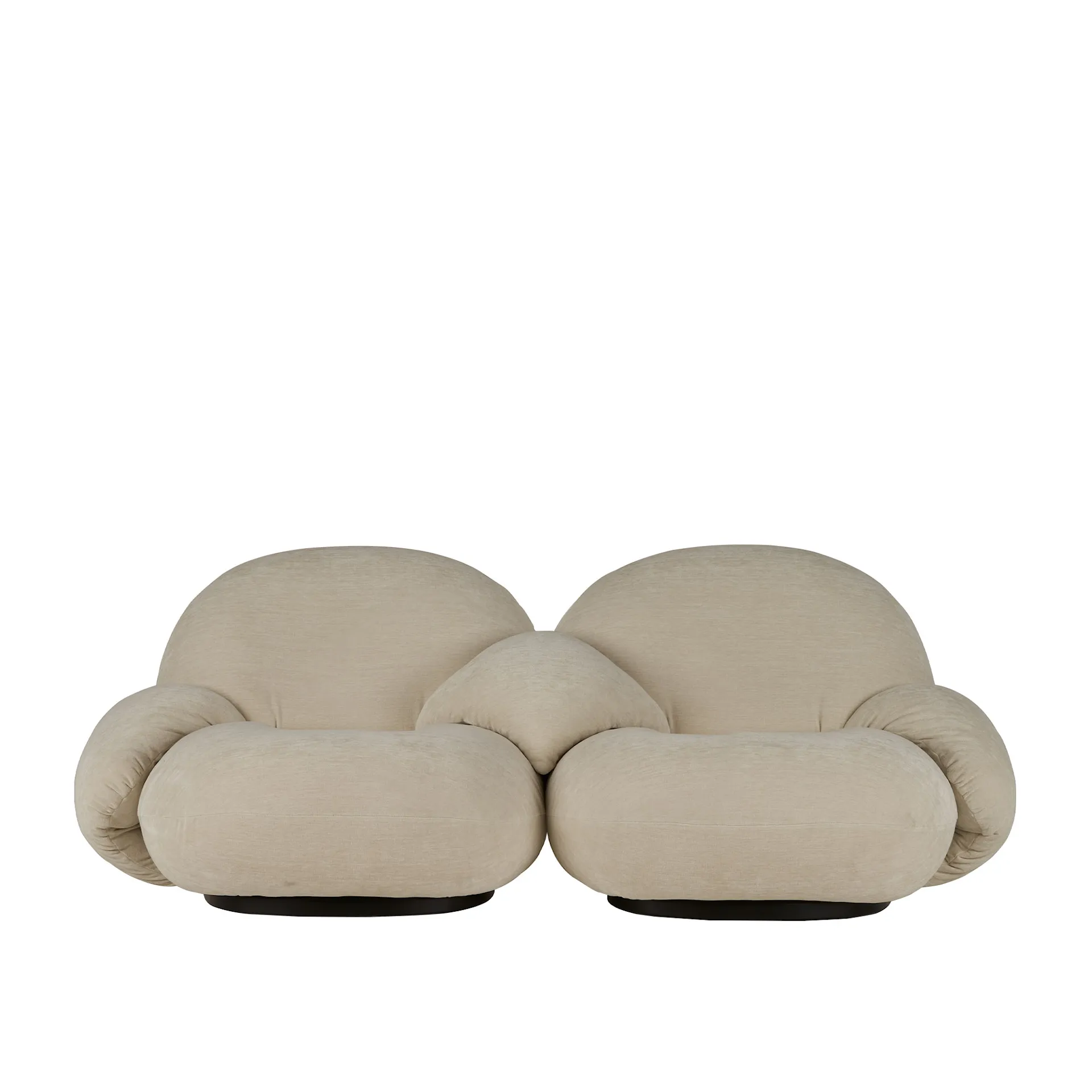 Pacha Sofa 2-seater with Armrest incl. middle Armrest - Gubi - Pierre Paulin - NO GA