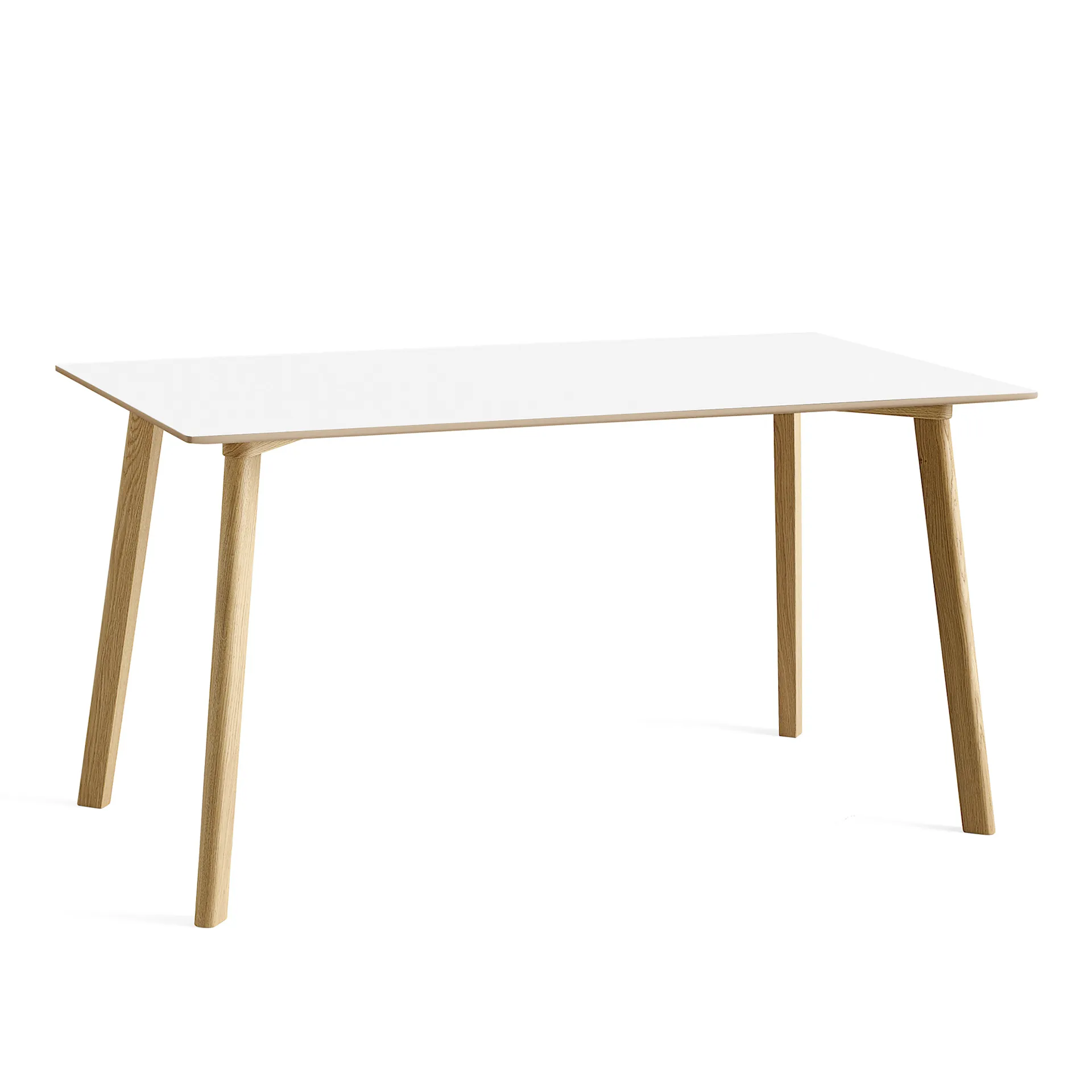 CPH Deux 210 2.0 Table 140 cm Pearl White Laminate - HAY - Ronan & Erwan Bouroullec - NO GA