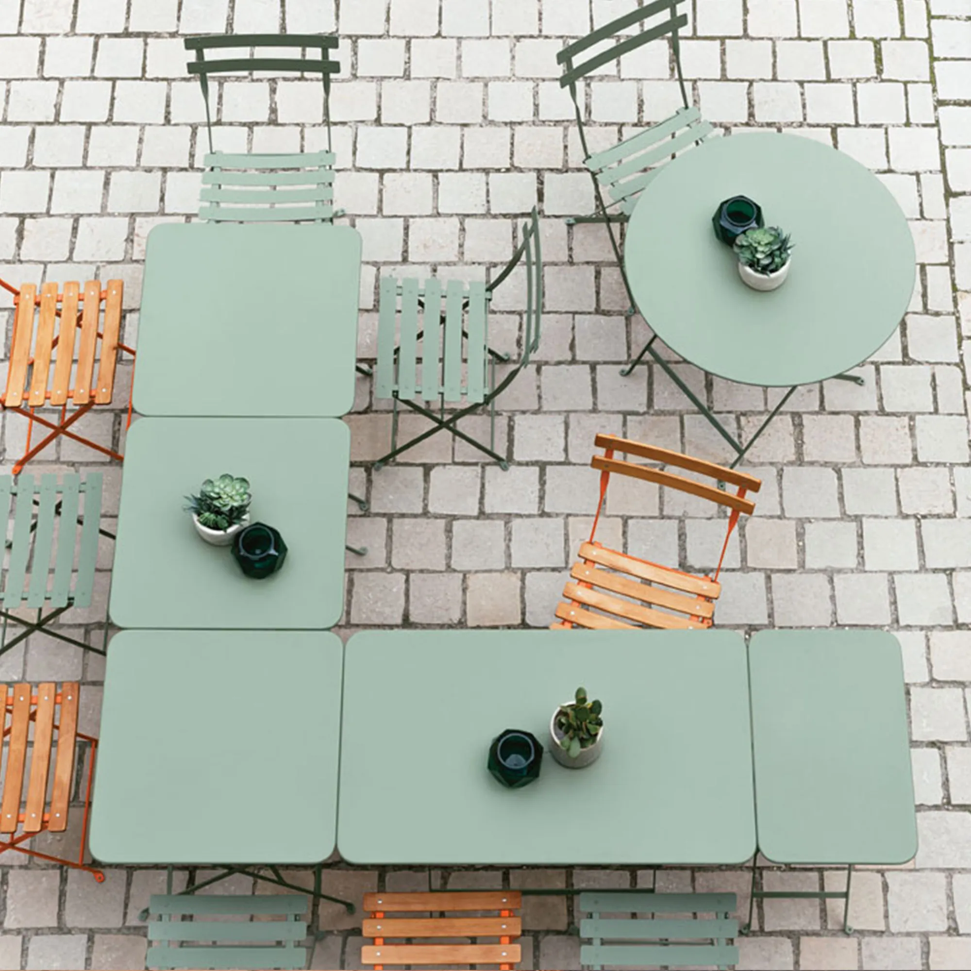 Bistro eettafel voor buiten Ø 60 cm - 8