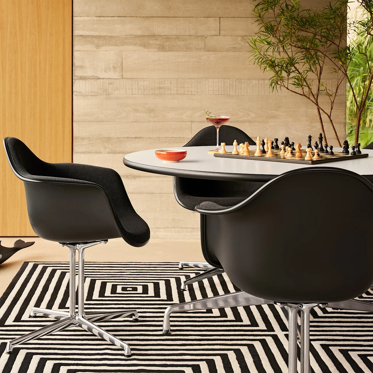 Eames Segmented Boat-Shaped Dining Table 240 cm