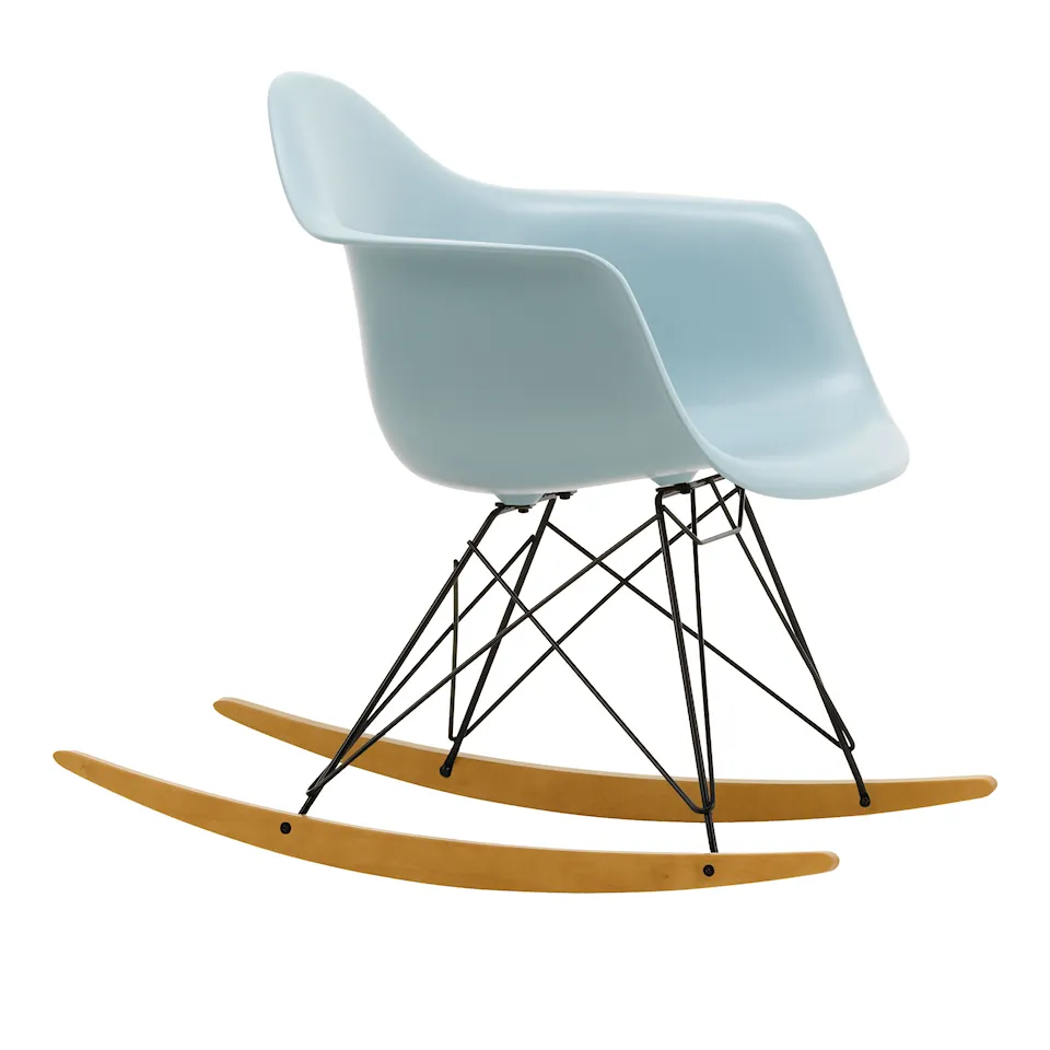 Eames RE Plastic Armchair RAR Basic Dark/Golden Maple
