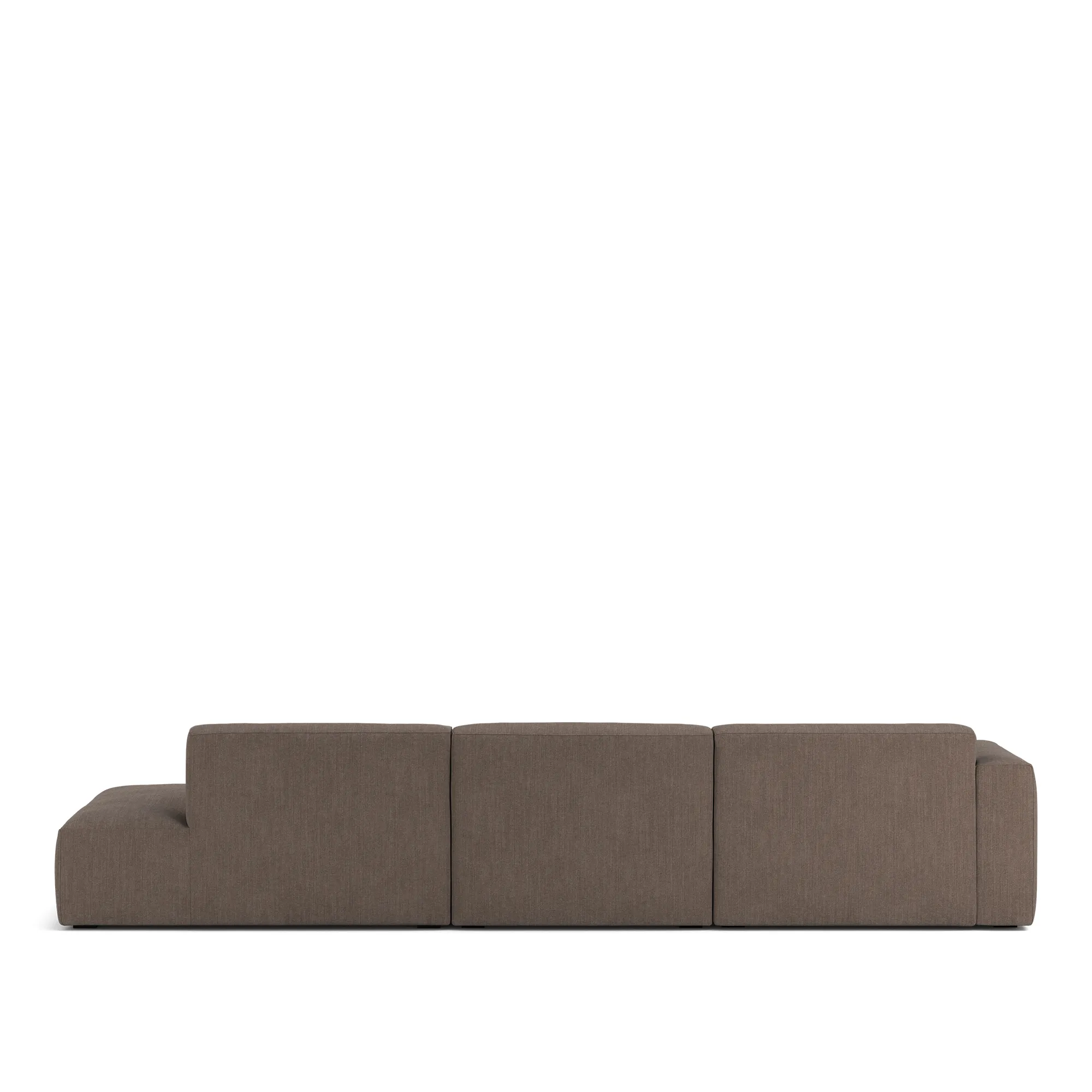 Brick 3-Seater Chaise Lounge Open End Right - 6