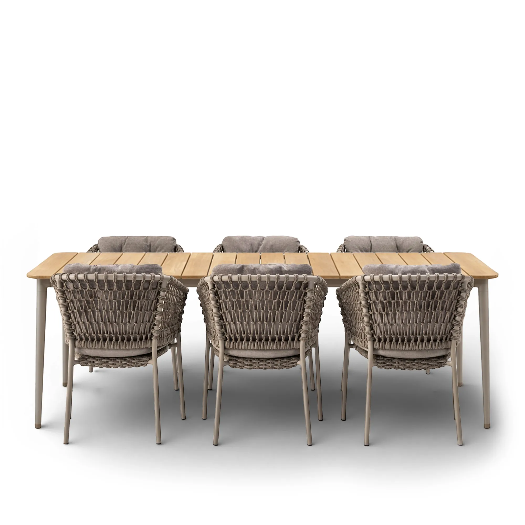 Ocean tuinstoelen (6 stuks) & Core tuintafel - 1