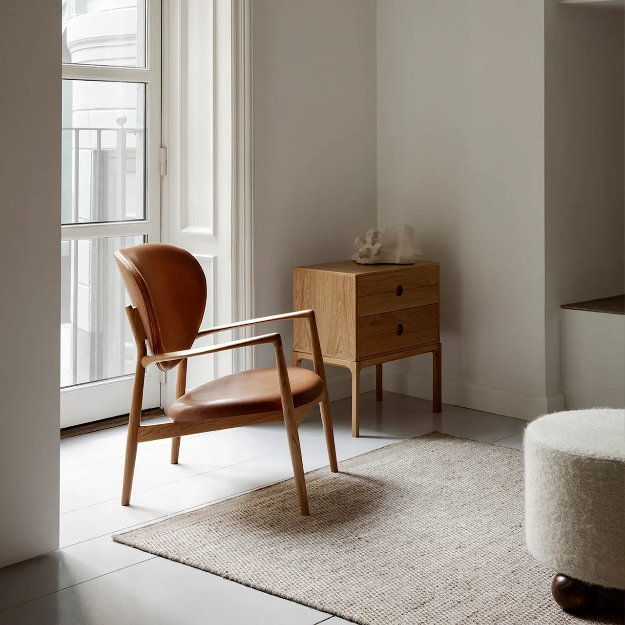 Entre Tall Bedside Table