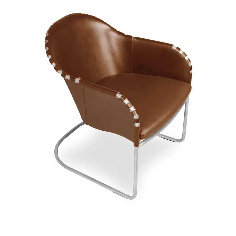 Ingo armchair Matt Chrome