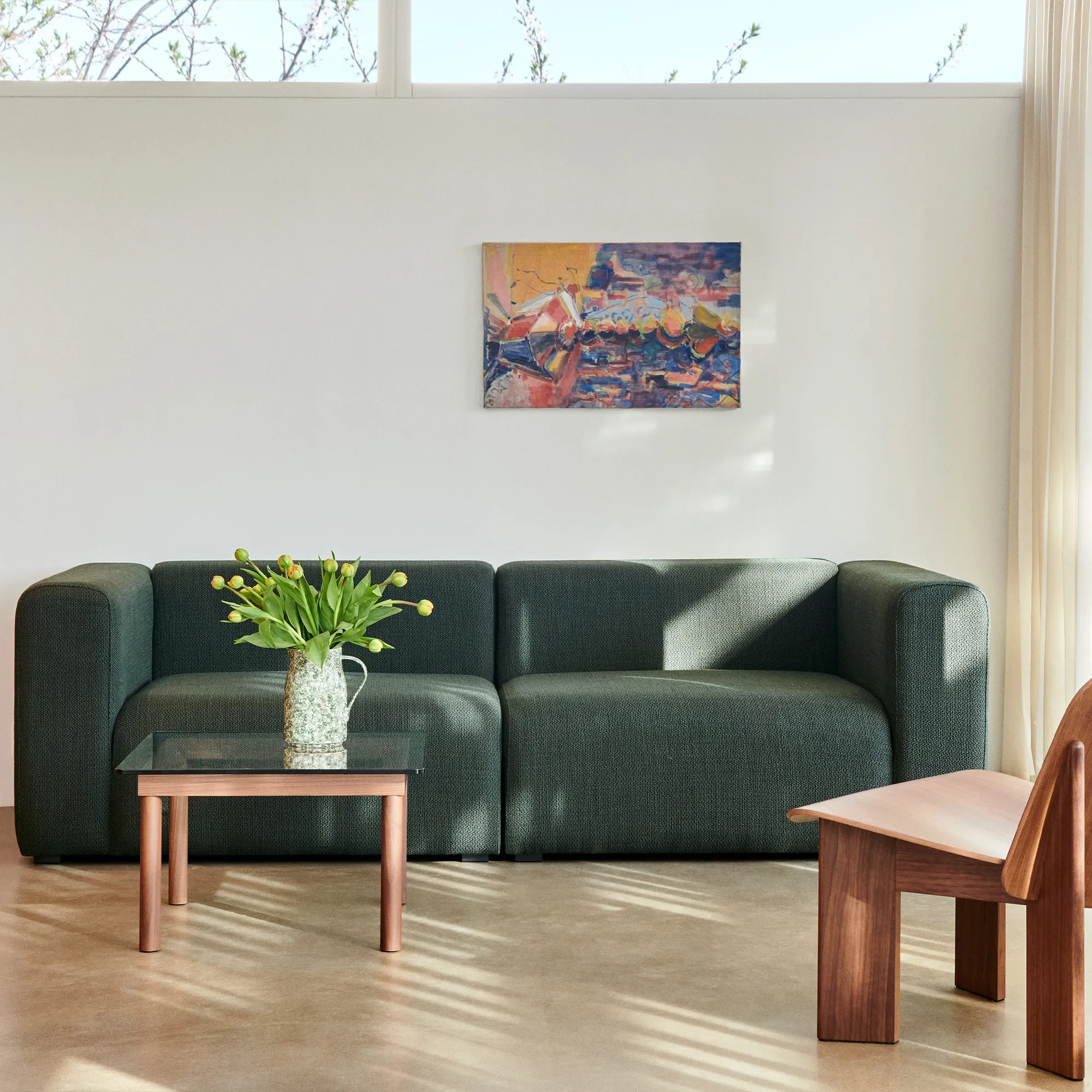 Kofi Coffee Table 60 x 60 cm Walnut - 12