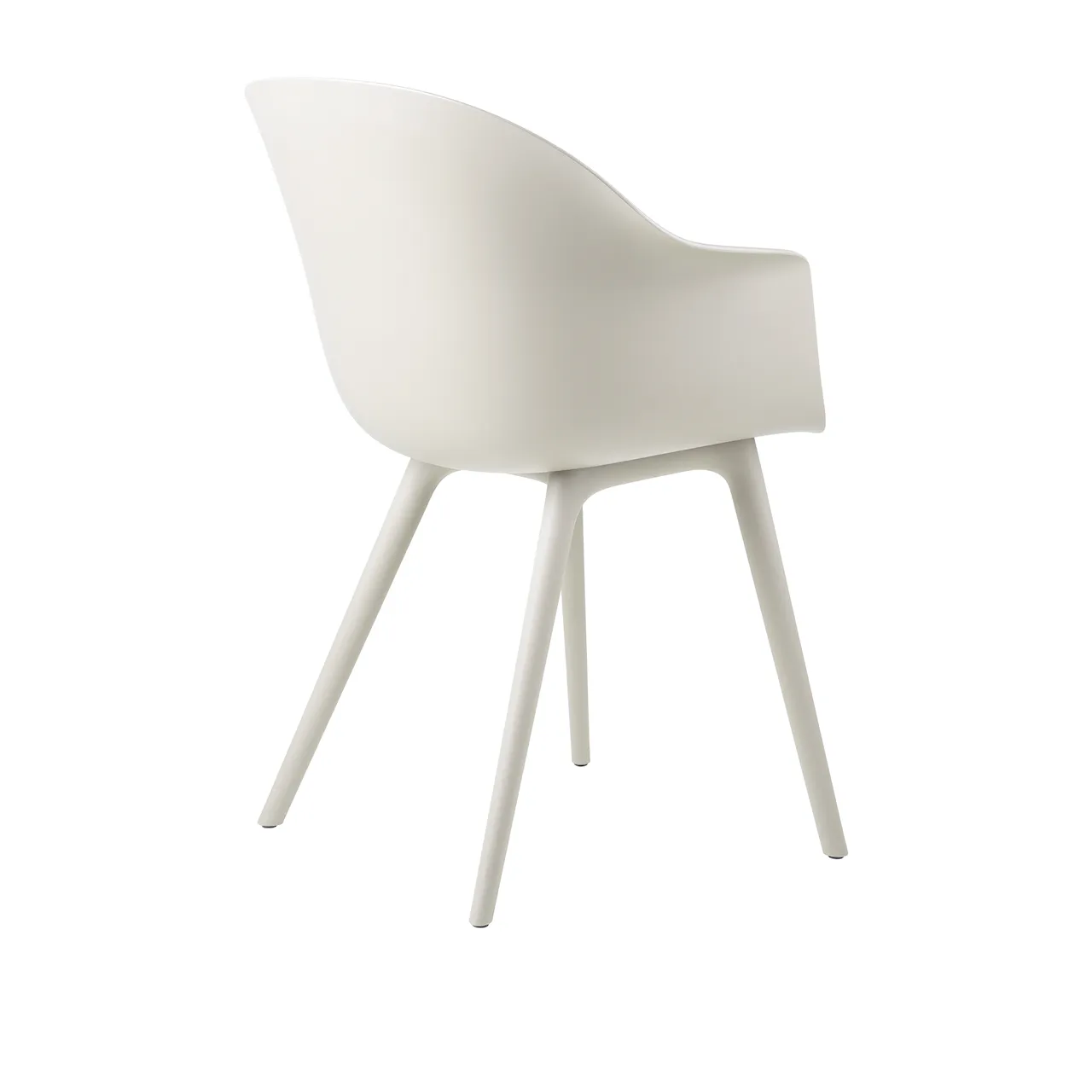 Bat Dining Chair Plastic Base - Un-upholstered