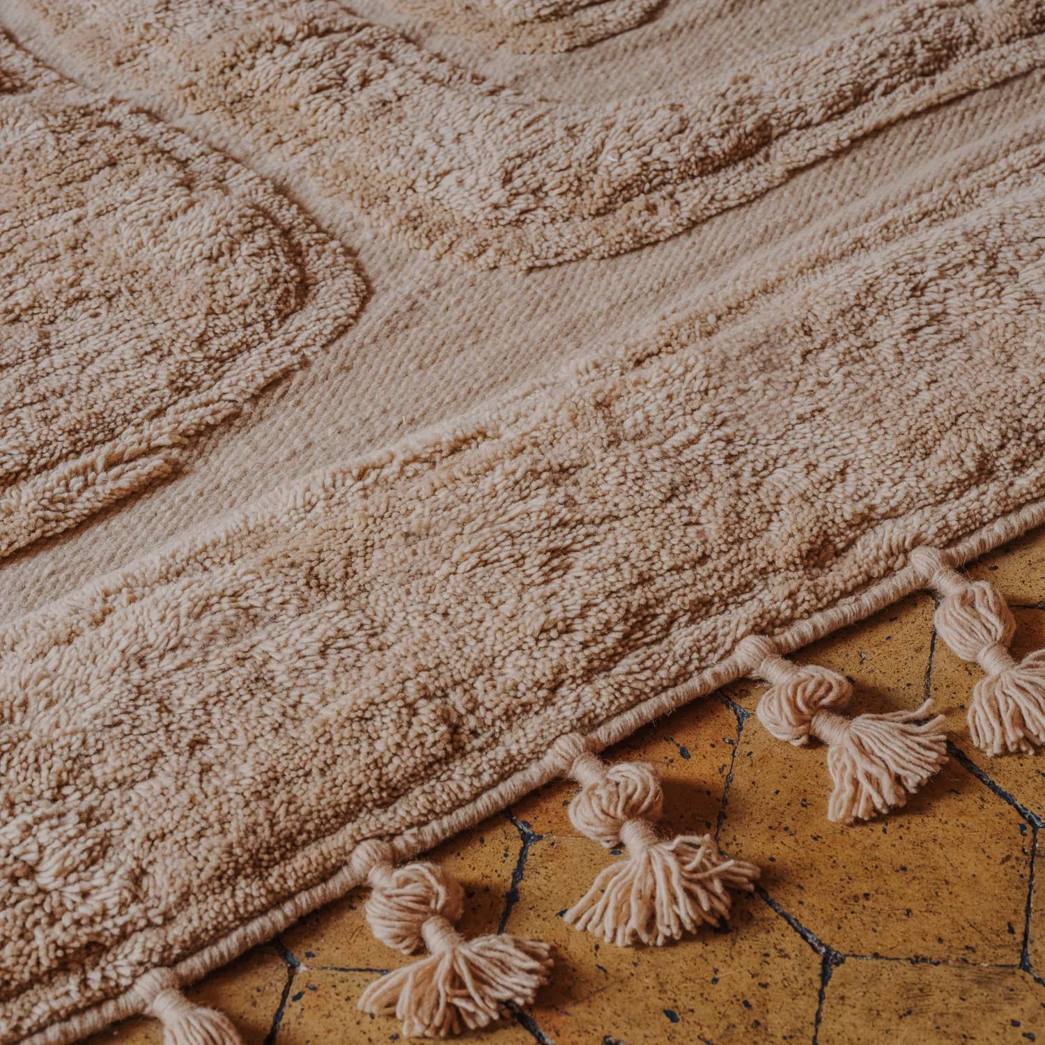Beaten Track wool rug ginger - 4