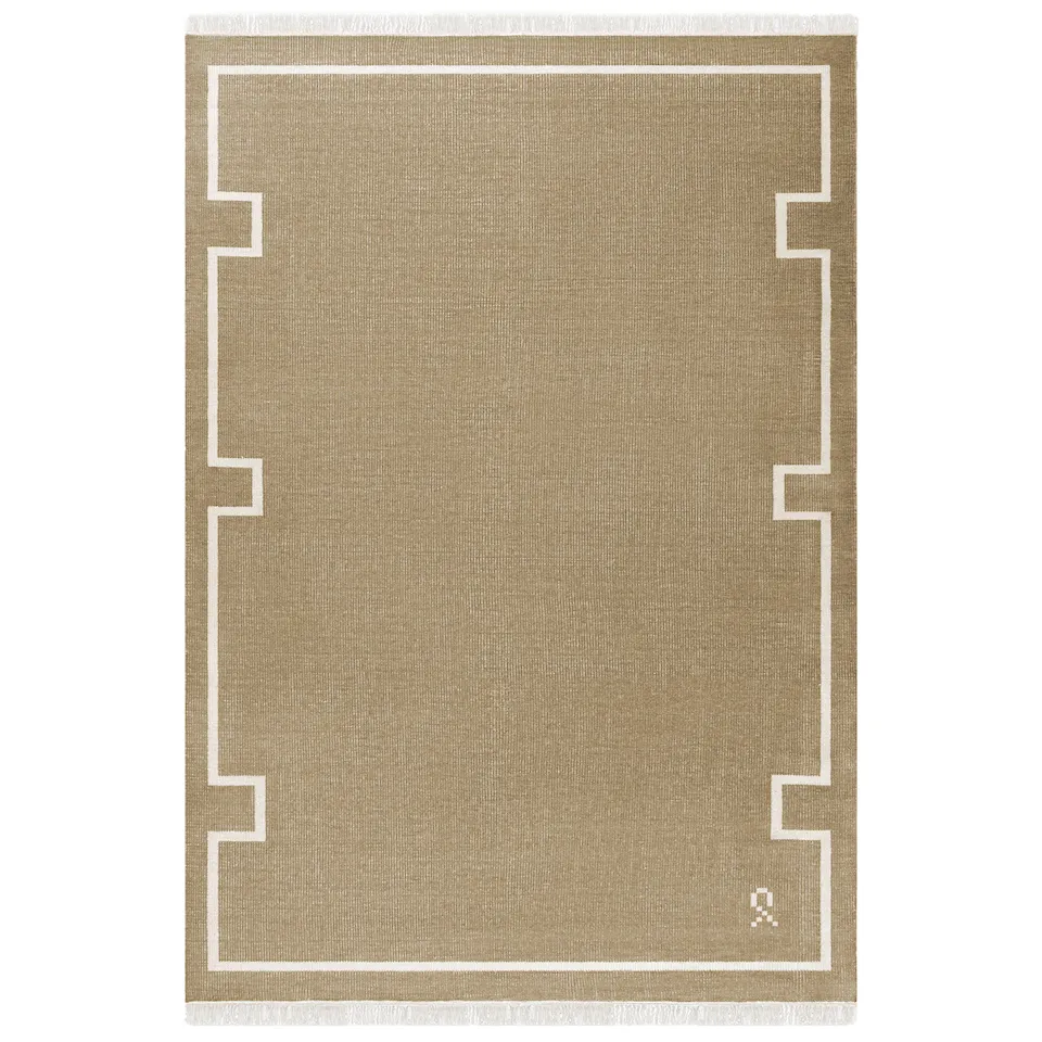 Elder 05 Cream wool rug