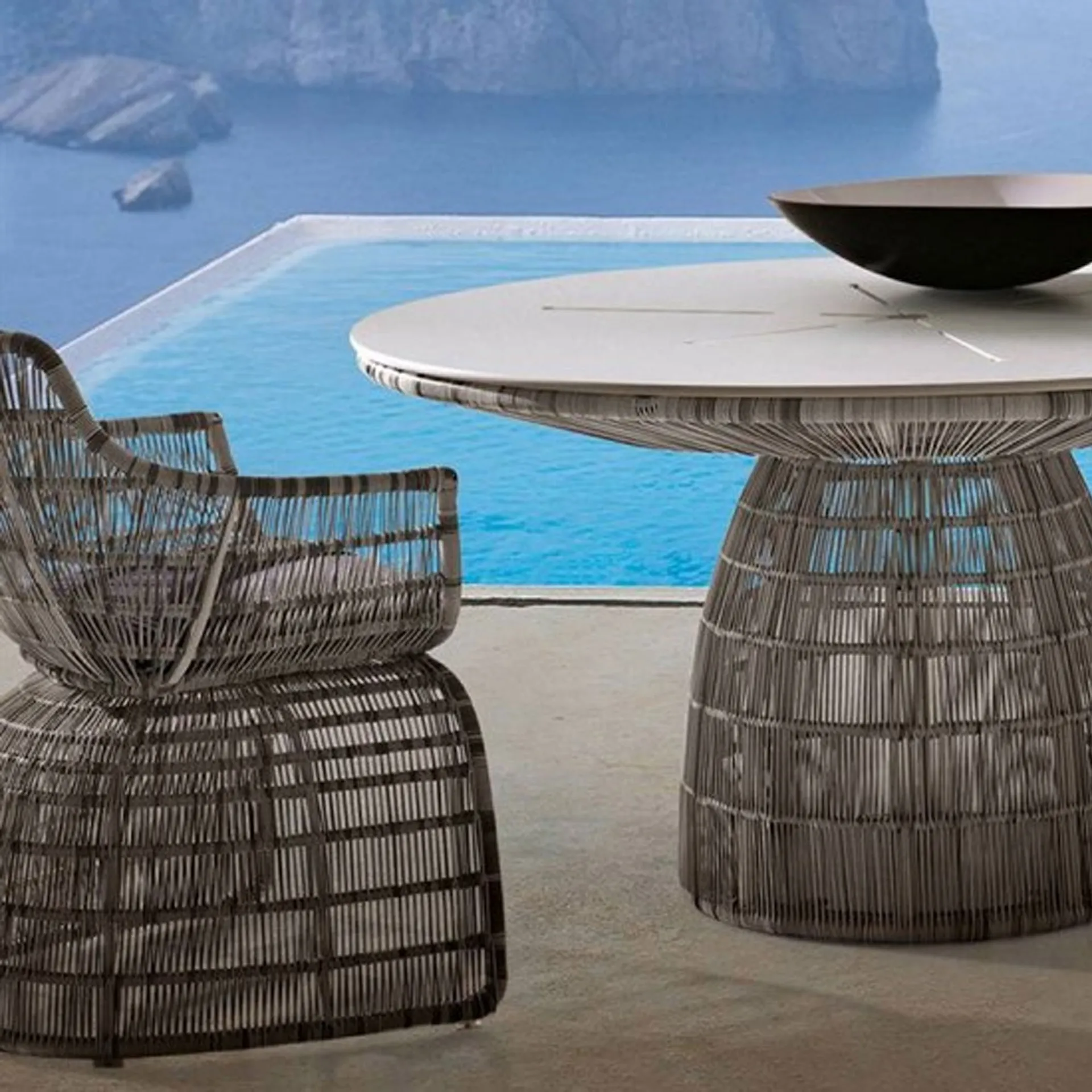 Crinoline Outdoor Chair C2P - B&B Italia - Patricia Urquiola - NO GA