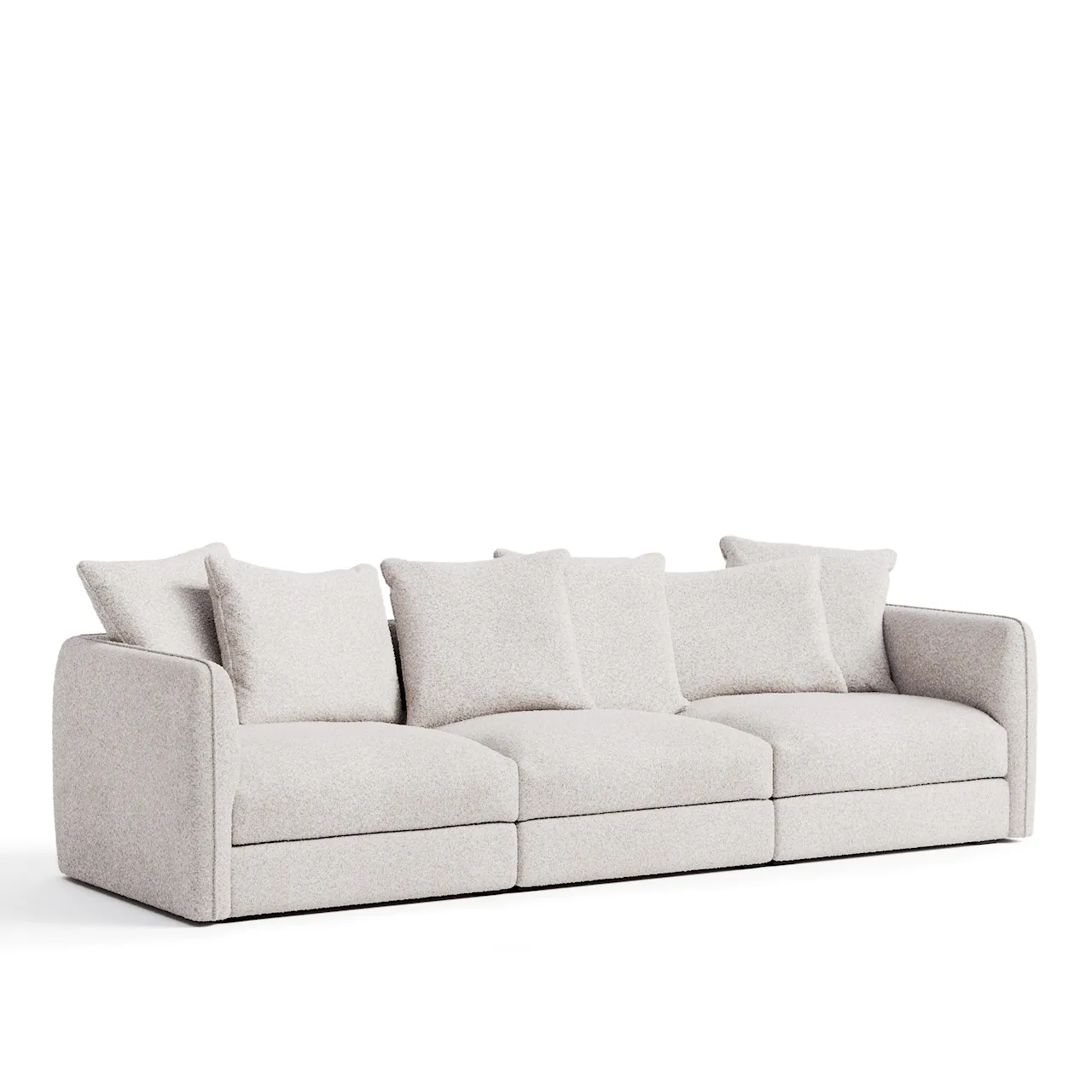 Pavarotti 3-Seater - Ascot White