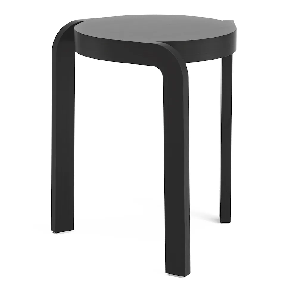 Spin stool stackable