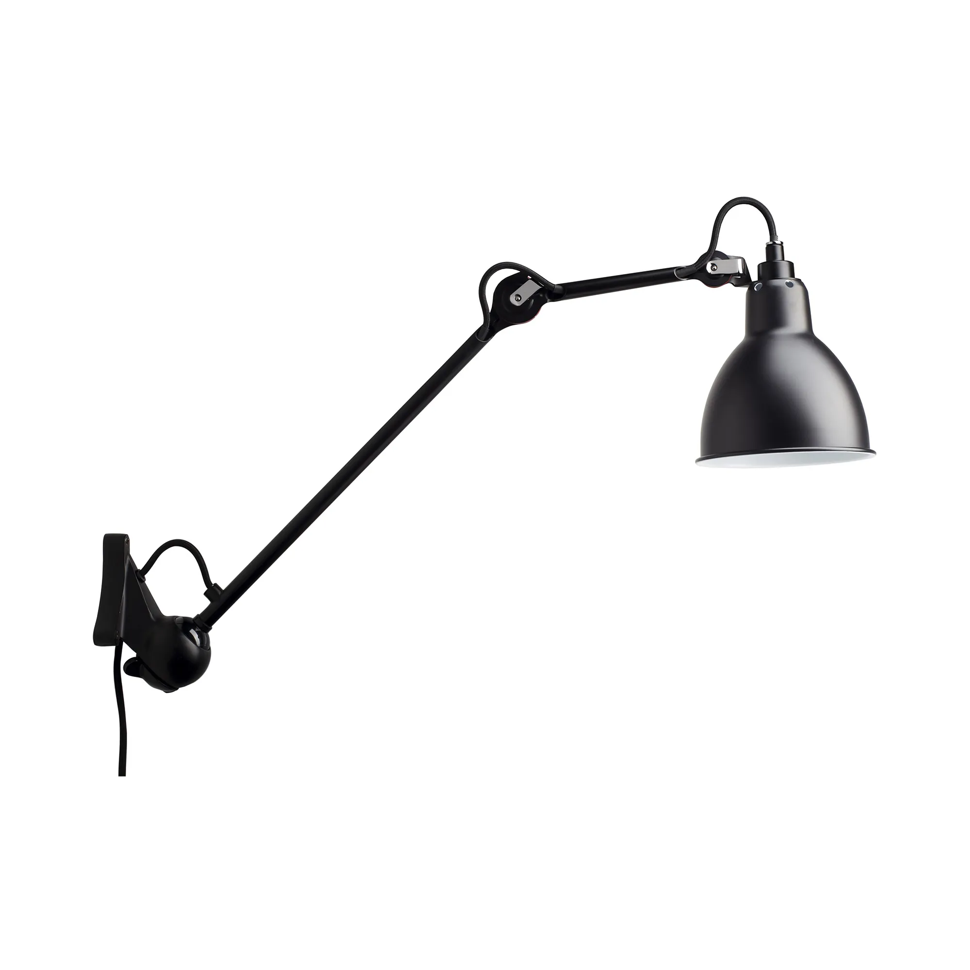 Lampe Gras No222 Round - Black base - 1