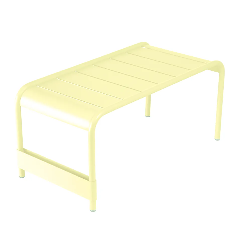 Luxembourg Large Low Table/Bench, Frosted Lemon A6