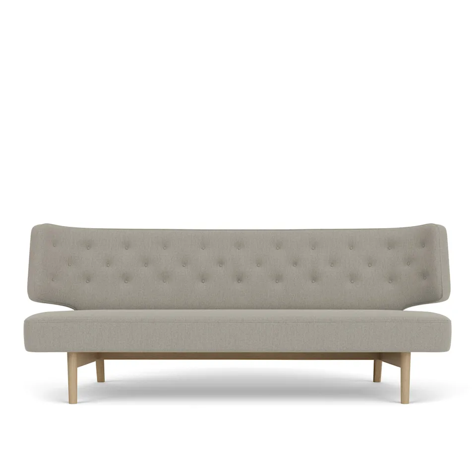 Radiohus 2-personers sofa i egetræ