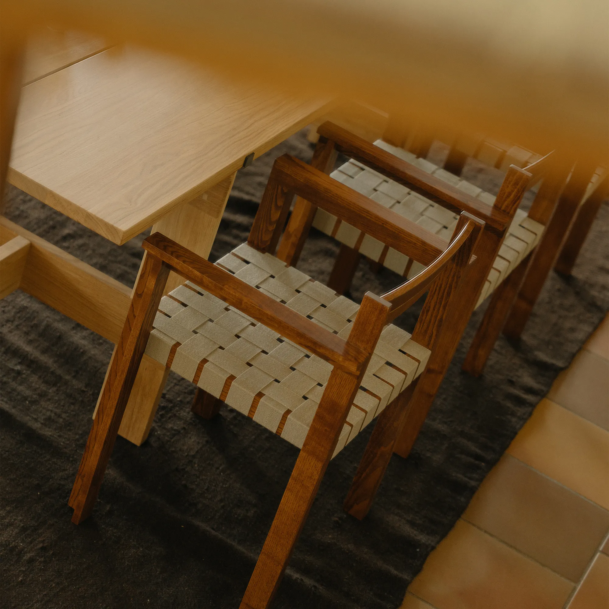Symmetry Armrest Chair dining chair - 13