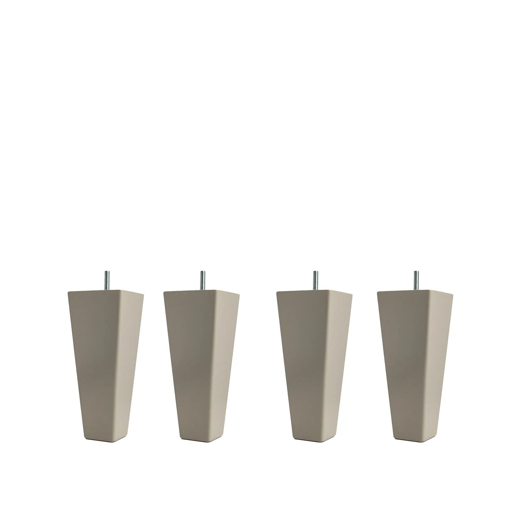 DUX SC bed legs conical oatmeal 4-pack - 1