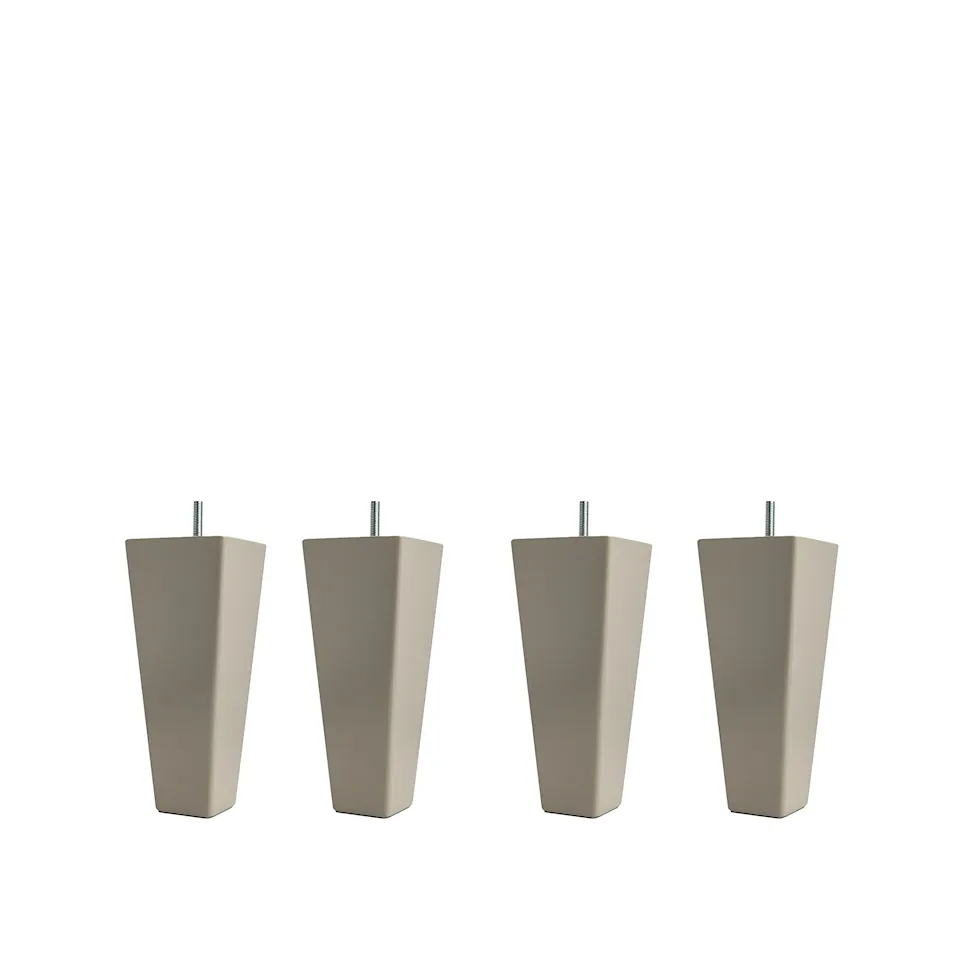 DUX SC bed legs conical oatmeal 4-pack