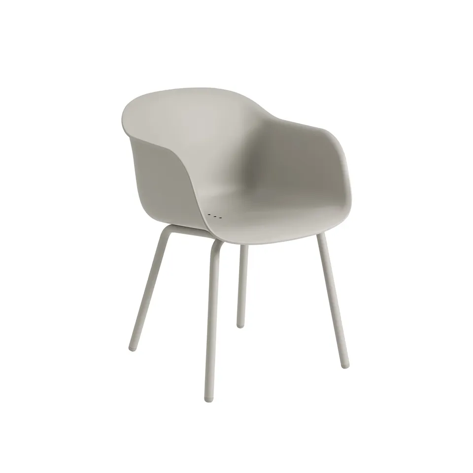 Fiber side chair outdoor grey