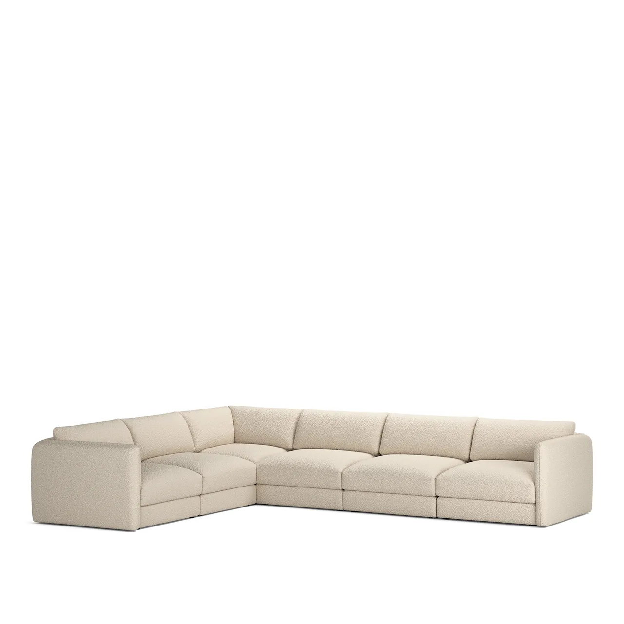 Pavarotti 6-Seater Corner, Fixed Cover, Cushion Variant 03, Sienna 03