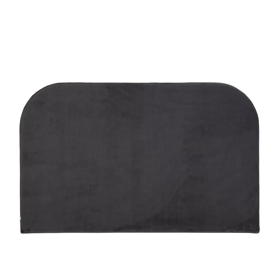 Bianca Headboard Velvet Dark Grey