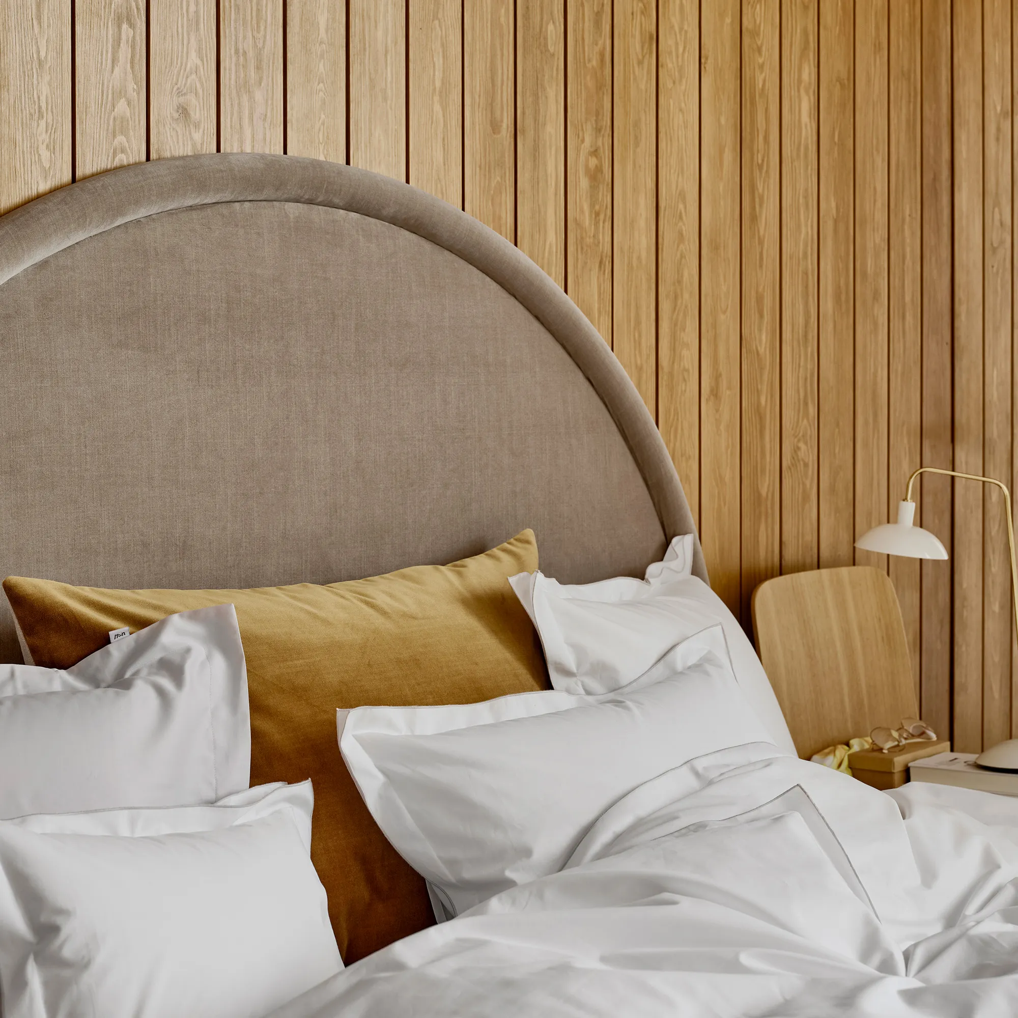 Luna Headboard Velvet Beige - 2