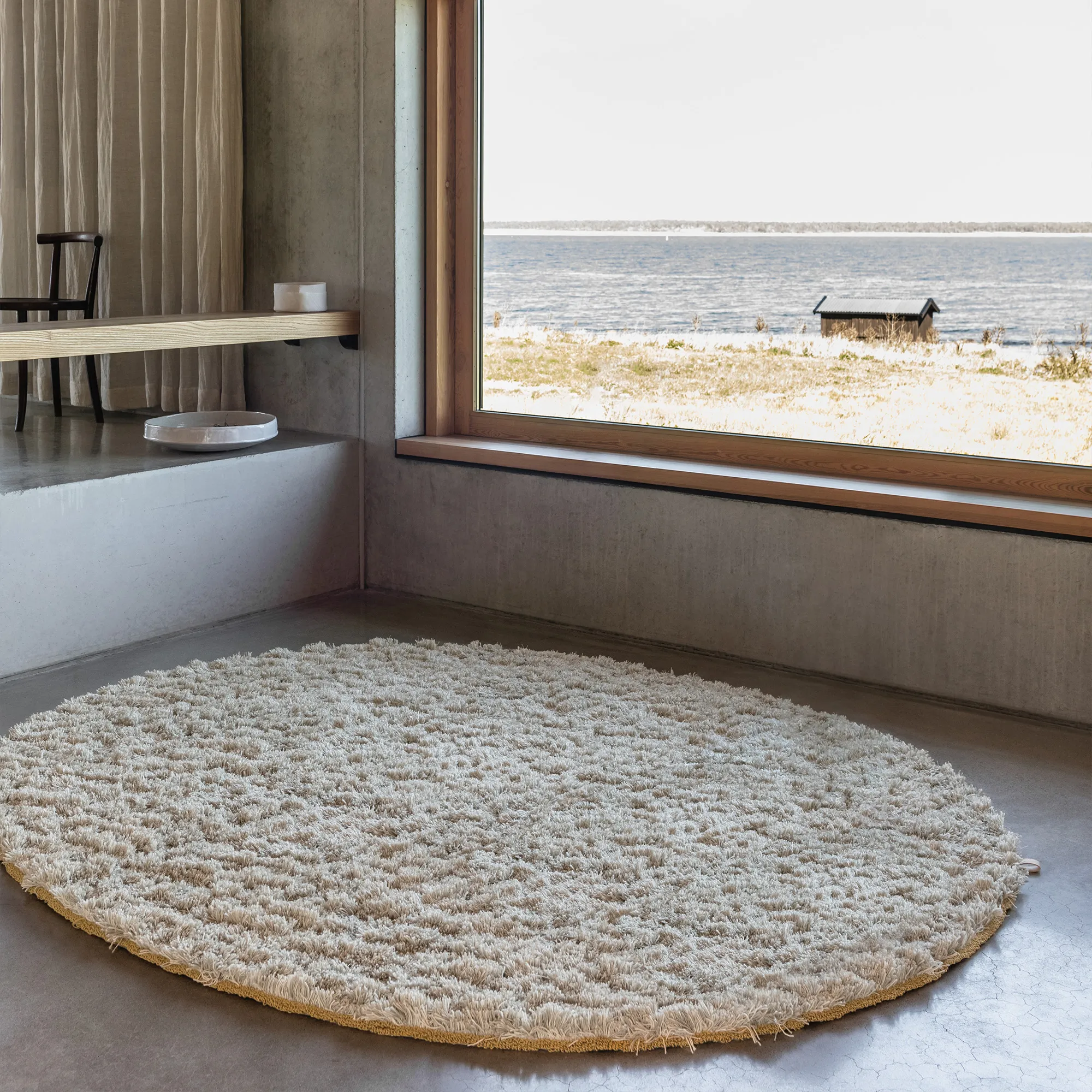 Ålegræs Kalk 881 villa- ja pellavamatto - 5