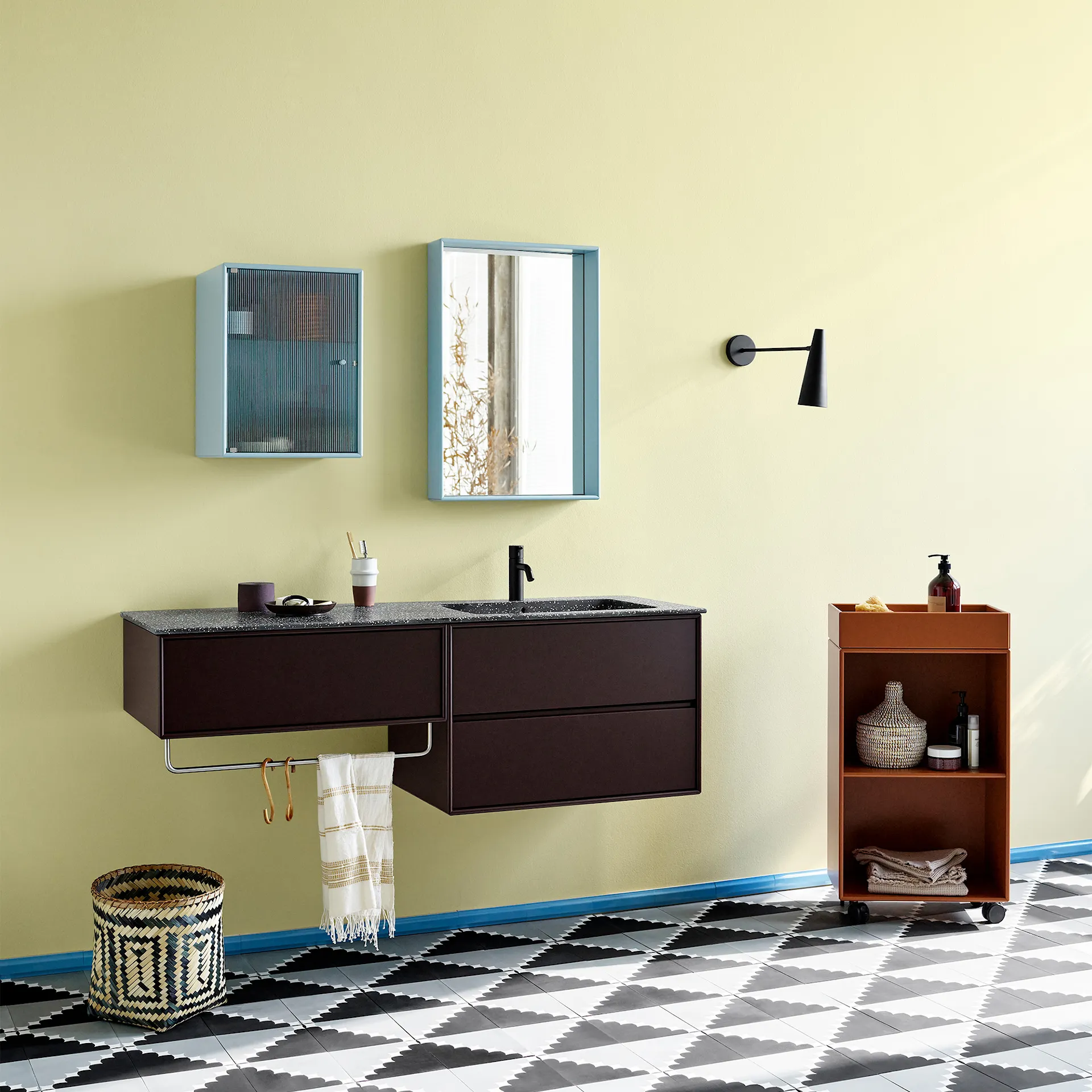 Ripple Bathroom Cabinet - Montana - NO GA